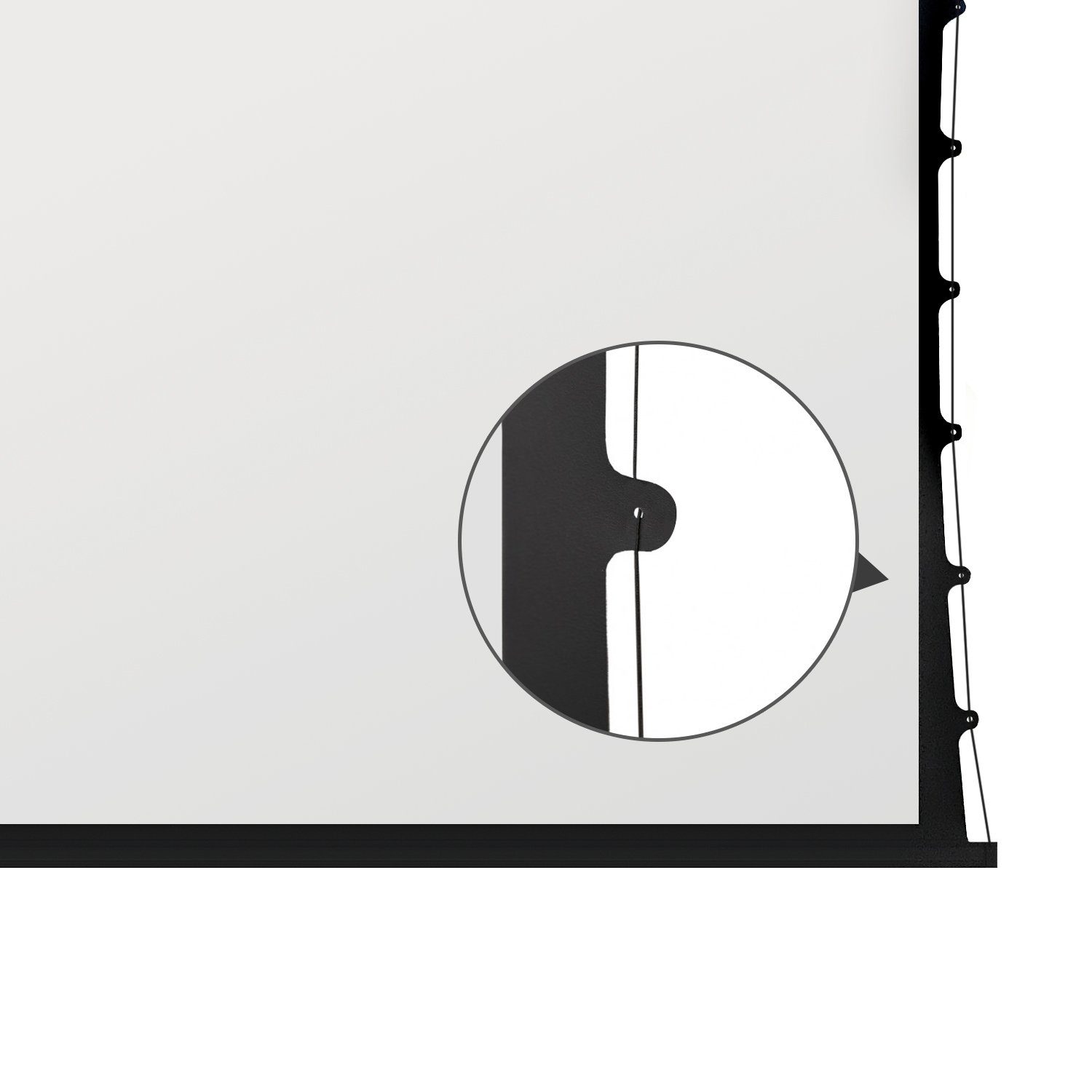 Maclean MC-952 Deckeneinbauleinwand (Projektionswand 150'' Spannung + Fernbedienung)