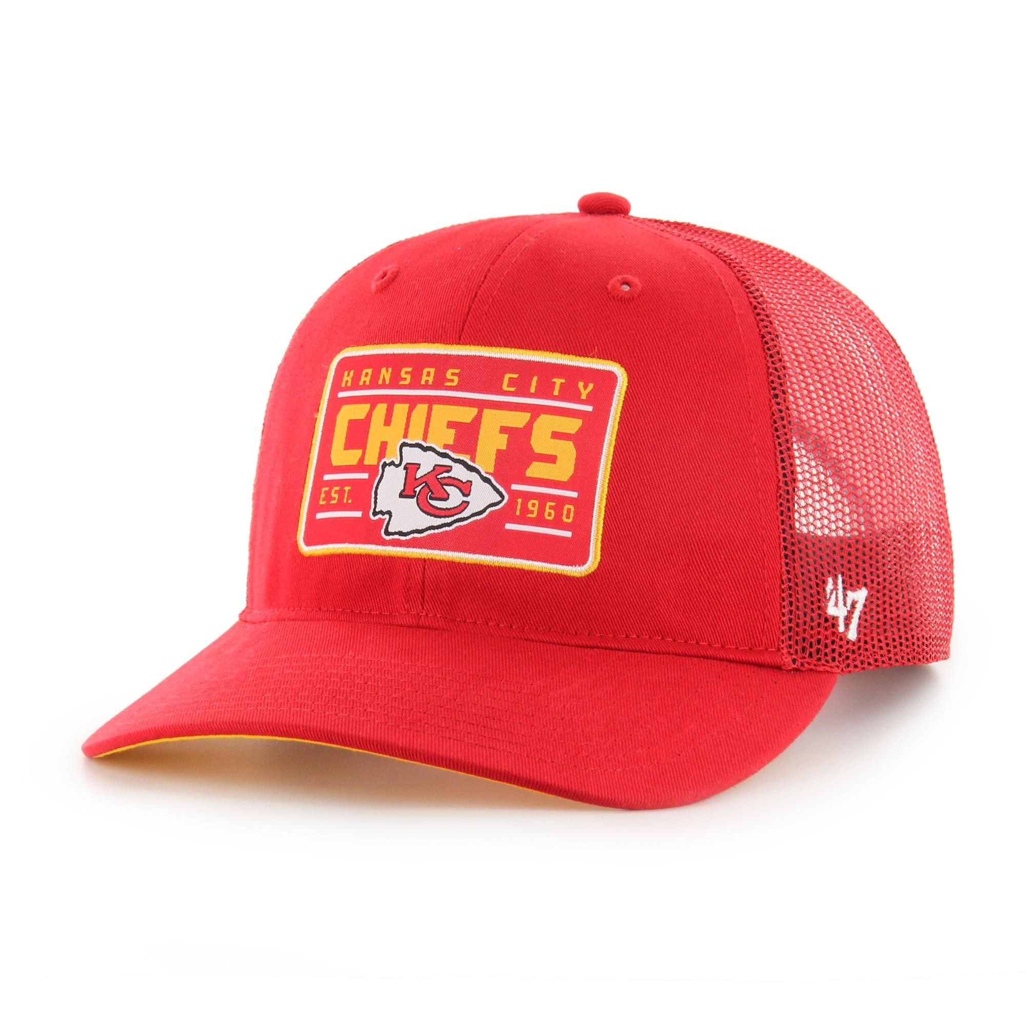 Trucker Cap '47 Brand NFL Cap KANSAS CITY CHIEFS '47 Hardline Trucker RF Red