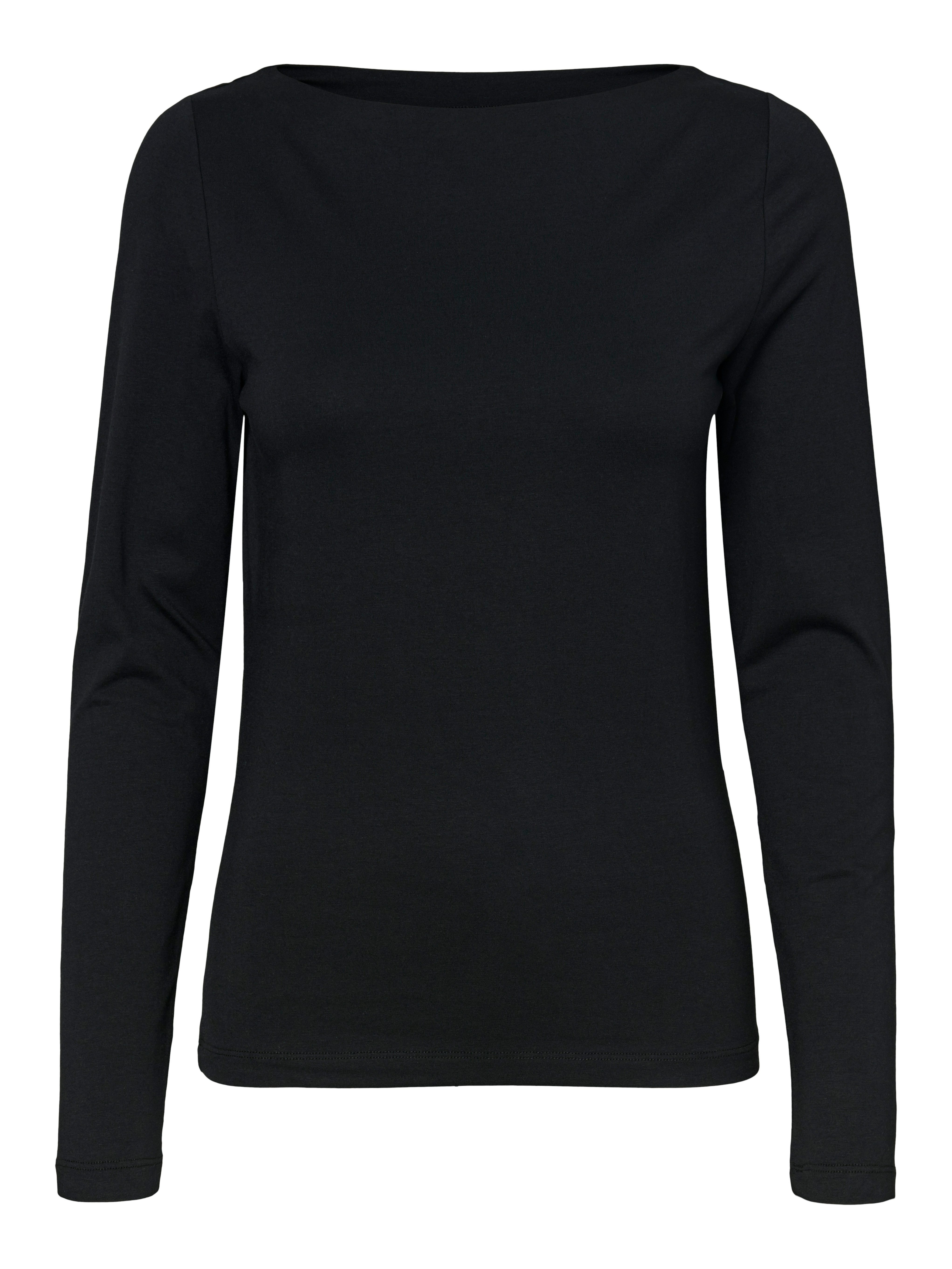 Vero Moda Langarmshirt VMPANDA MODAL L/S TOP JRS NOOS Baumwollmischung, slim fit – Bild 4 von 5
