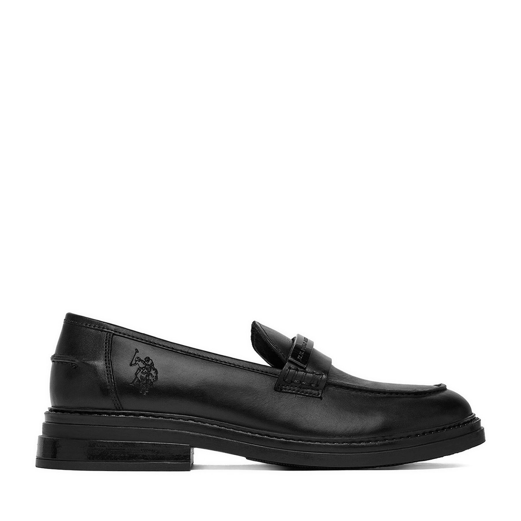 U.S. Polo Assn. Schwarze Damen-Loafer der US Polo Assn. Loafer