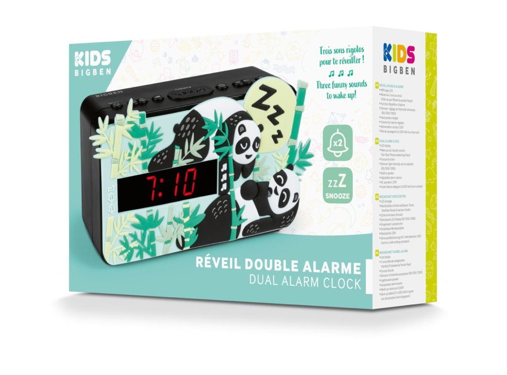 Kids Dekor R15 BigBen Wecker Panda AU385267 Bigben Kinderwecker 3D