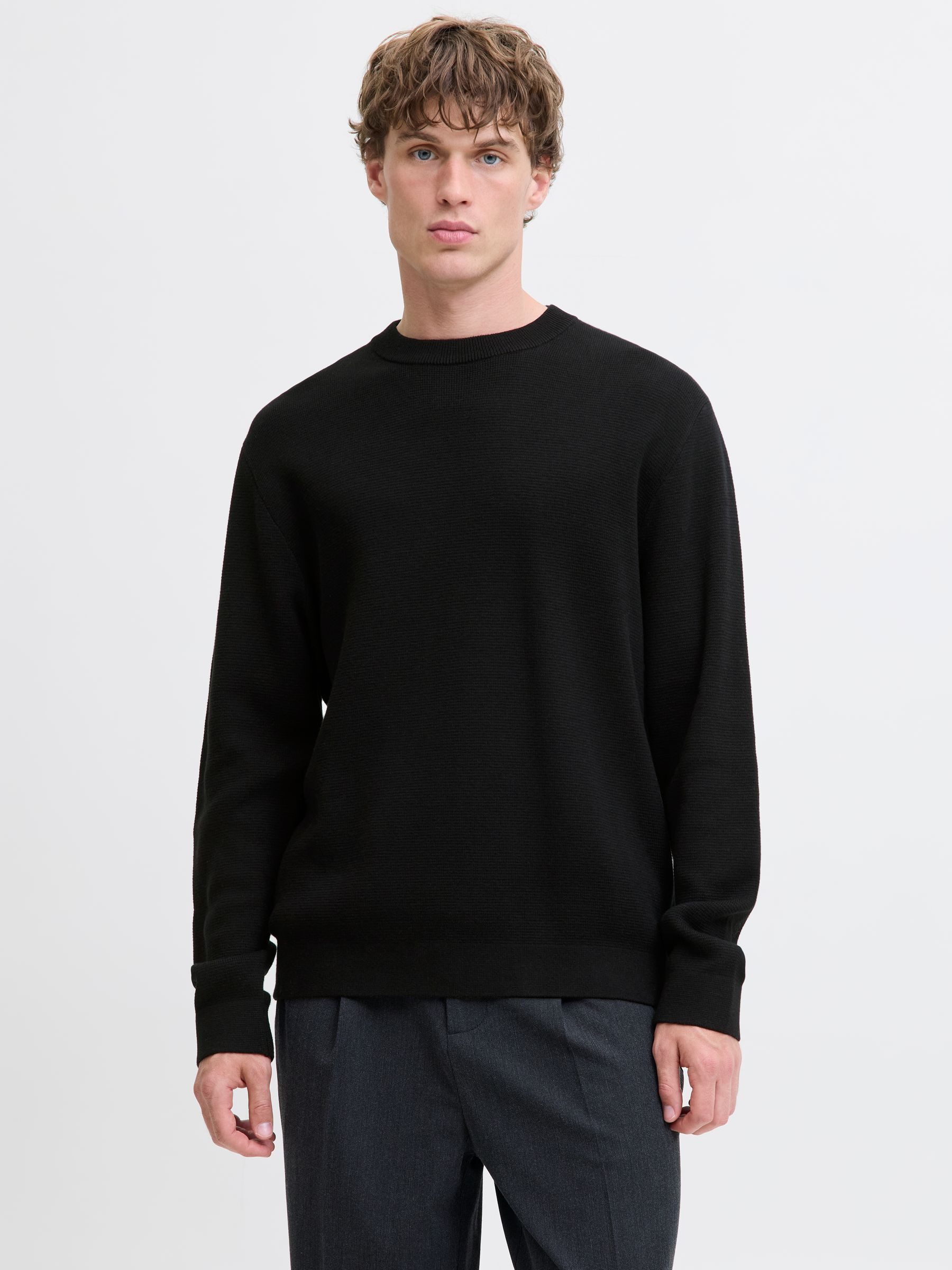 Jack & Jones Strickpullover JPRBLAMILANO STITCH KNIT CREW NECK SN günstig online kaufen