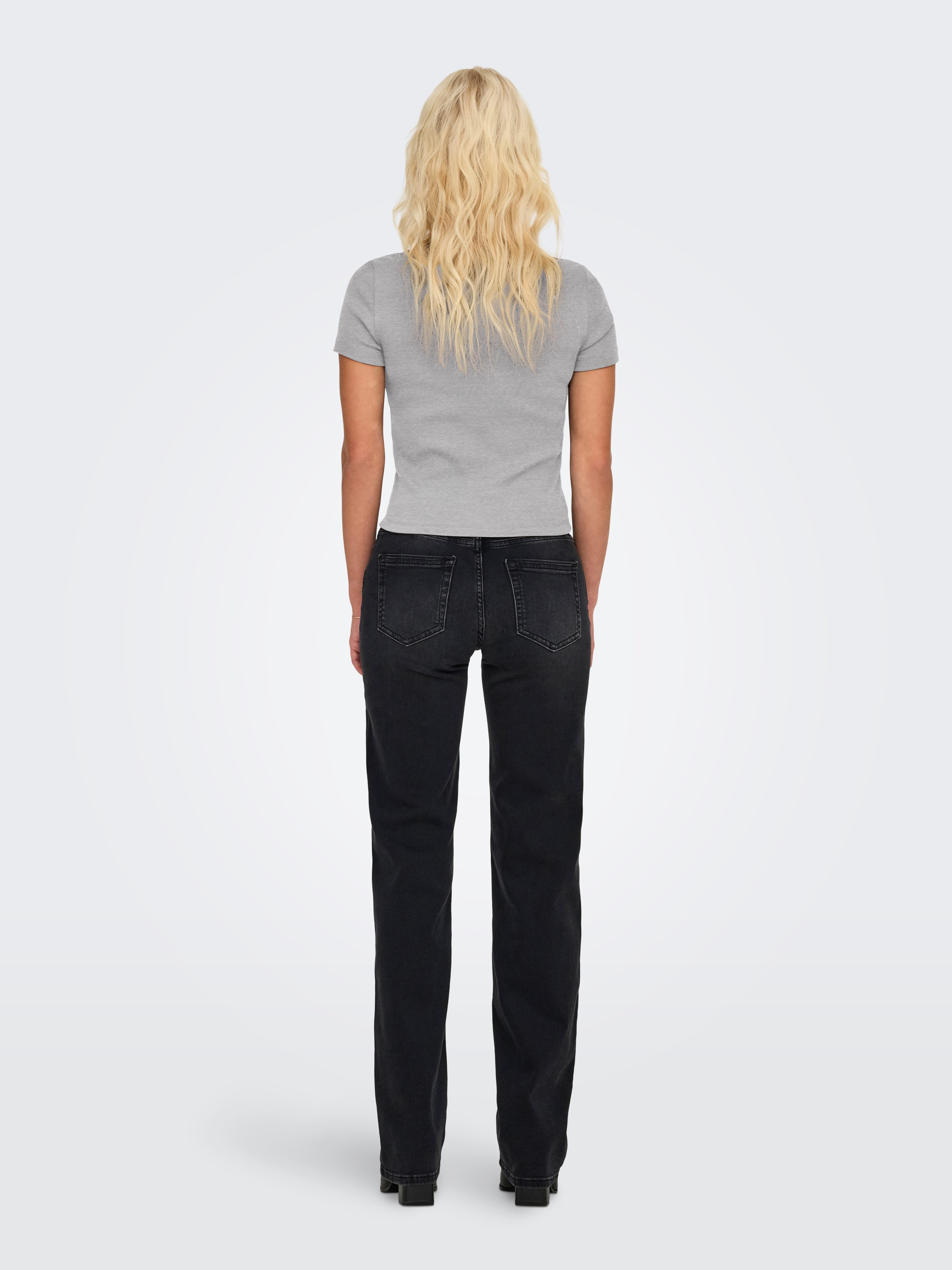 ONLY Kurzarmshirt ONLVAL – Basic-Shirt mit günstig online kaufen