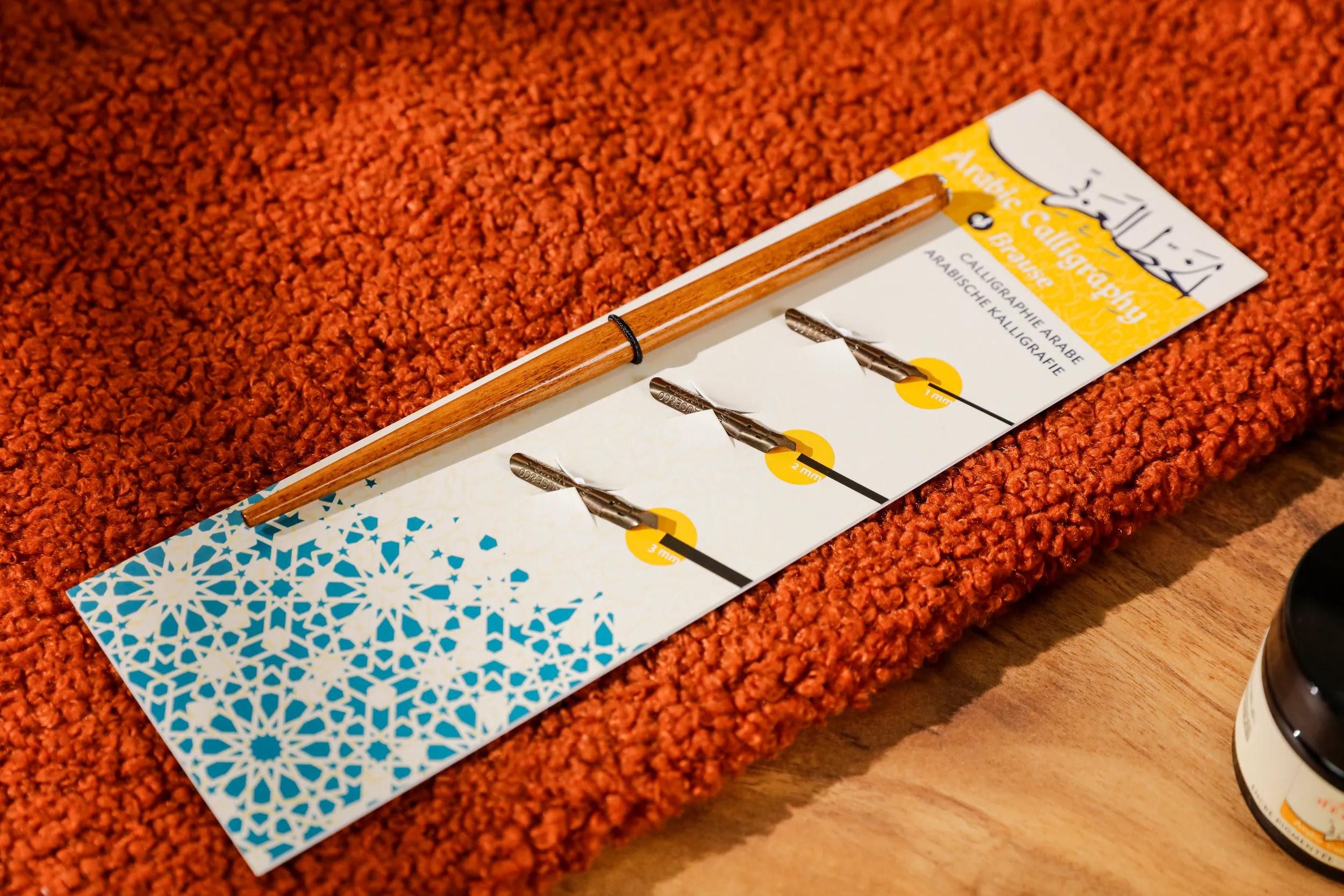 Brause Kalligraphie-Stift 5x Packung mit Federn für die arabische Kalligrafie, sortiert - 17003B
