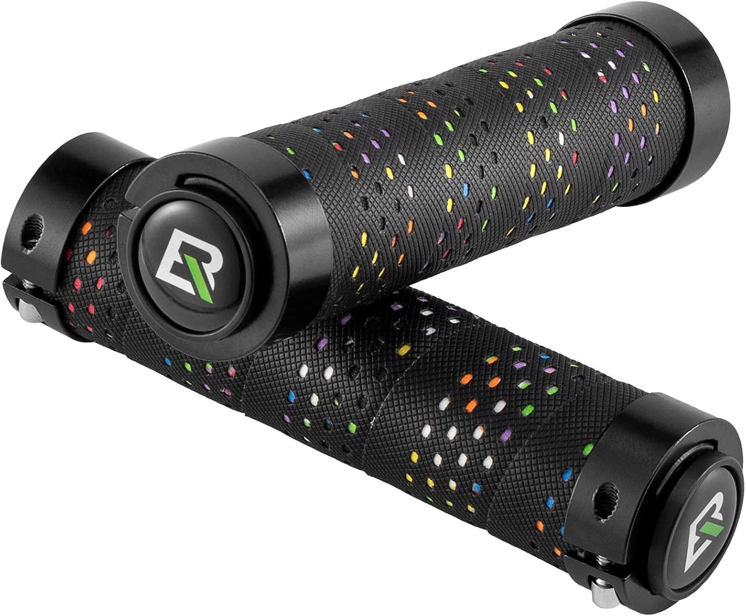 ROCKBROS Fahrradlenkergriff Lock-On Anti-Rutsch Fahrradgriffe für E-Bike und MTB bunt