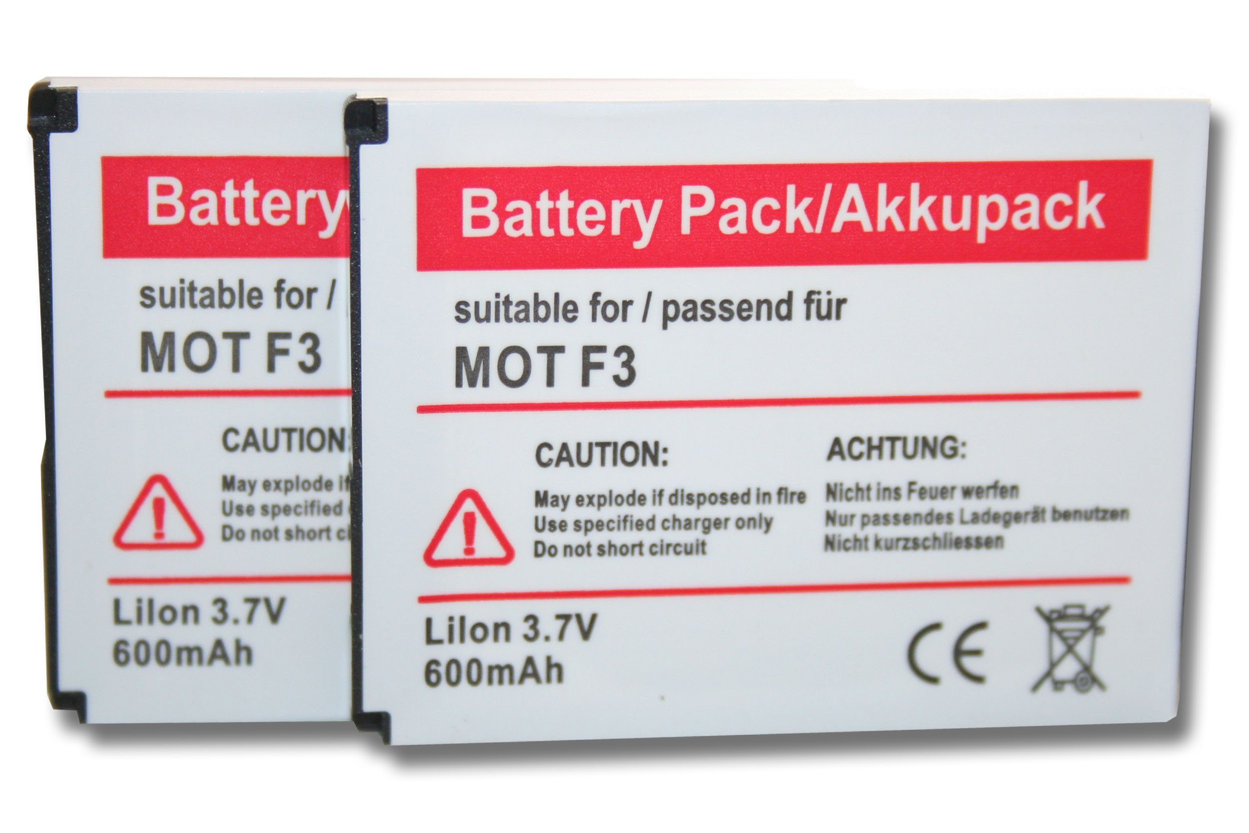 vhbw Akku Ersatz für Baugleiche Originalteilebezeichnung AVM BAK130506, EAC62339101 für Mobilfunk / Festnetz & DECT (600mAh, 3,7V, Li-Ion) 600 mAh