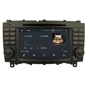 TAFFIO Für Mercedes CLK W209 7" Touchscreen Android Autoradio DVD CarPlay Einbau-Navigationsgerät