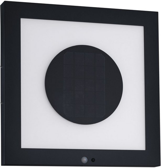 Paulmann LED Außen-Wandleuchte »Outdoor Solar Panel Taija mit Bewegungsmelder 400x400mm Anthrazit 3.000K«-Otto