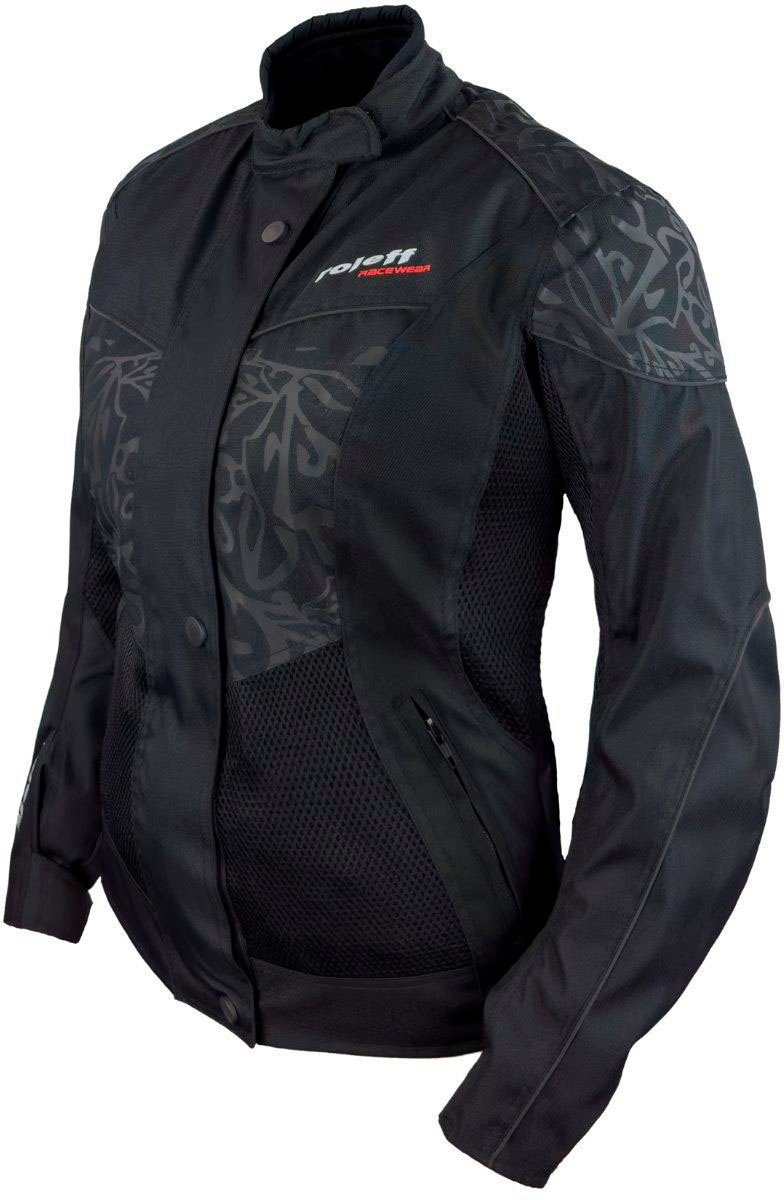 roleff Motorradjacke Lady Messina Sicherheitsstreifen Mit