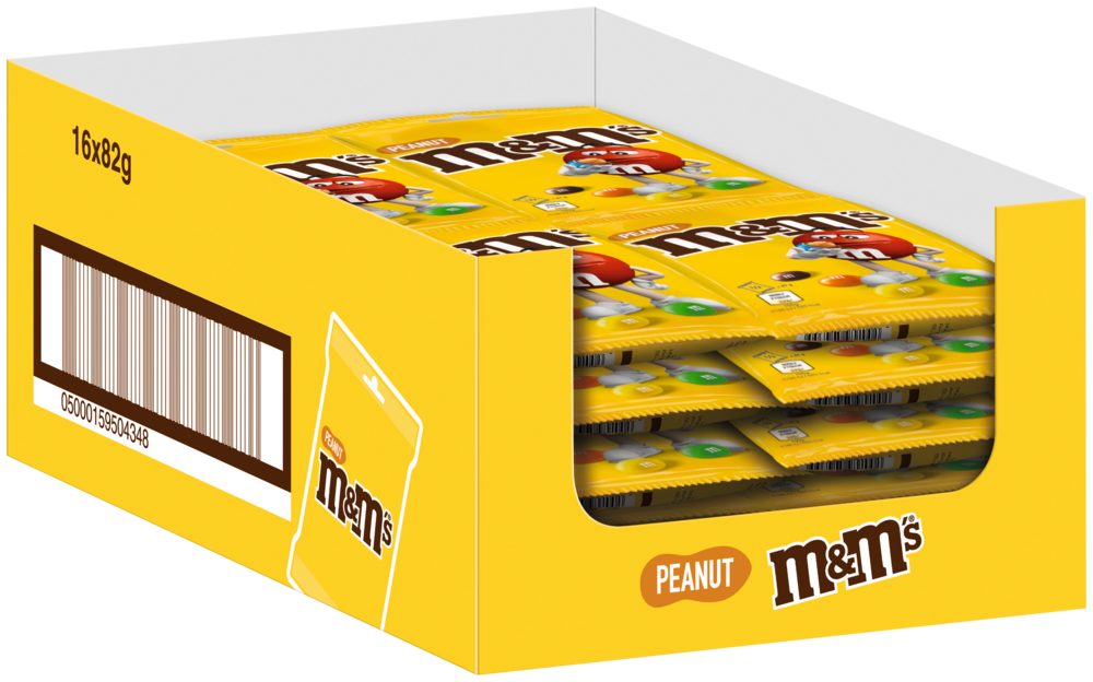 M&M's Süßigkeit M&M'S Peanut 16x82g
