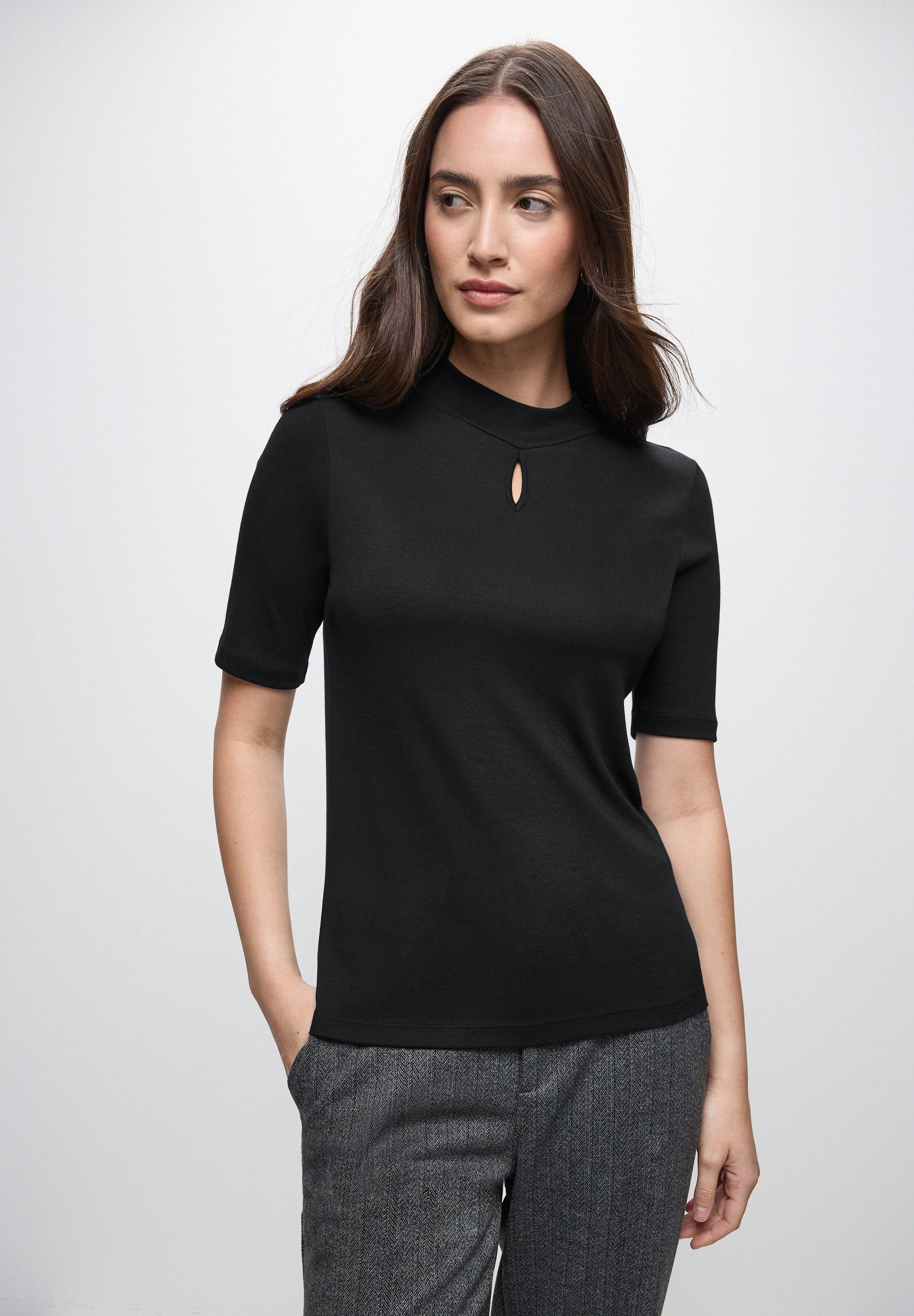 STREET ONE T-Shirt im soften Baumwoll-Mix günstig online kaufen