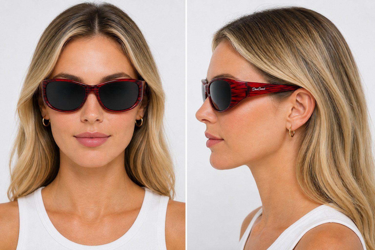 DanCarol Sonnenbrille DC-POL-2106- Überbrillen -Mit Polarisierten Gläser Polarisierte