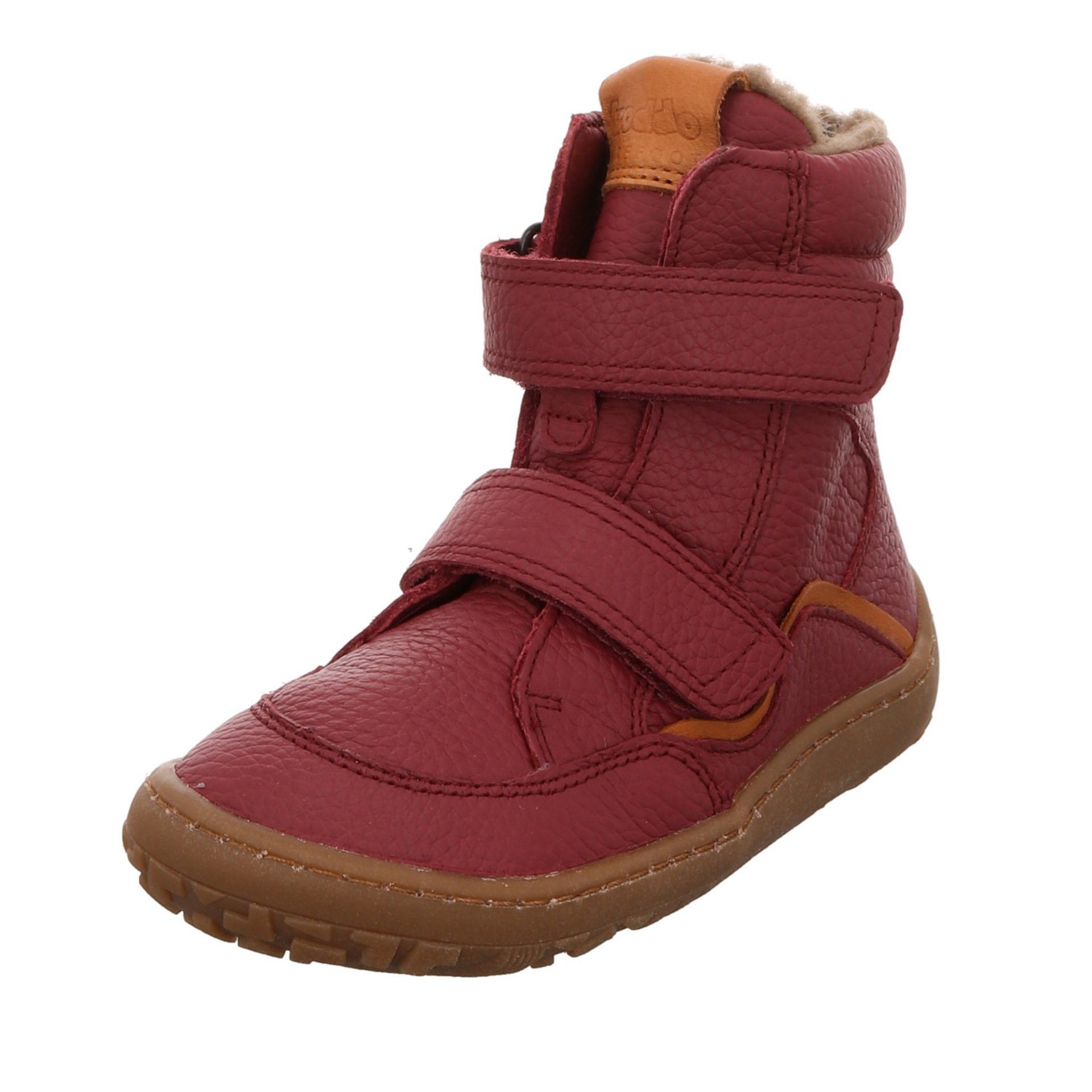froddo® Barefoot Winter Boots Glattleder uni Winterboots Glattleder bordeaux