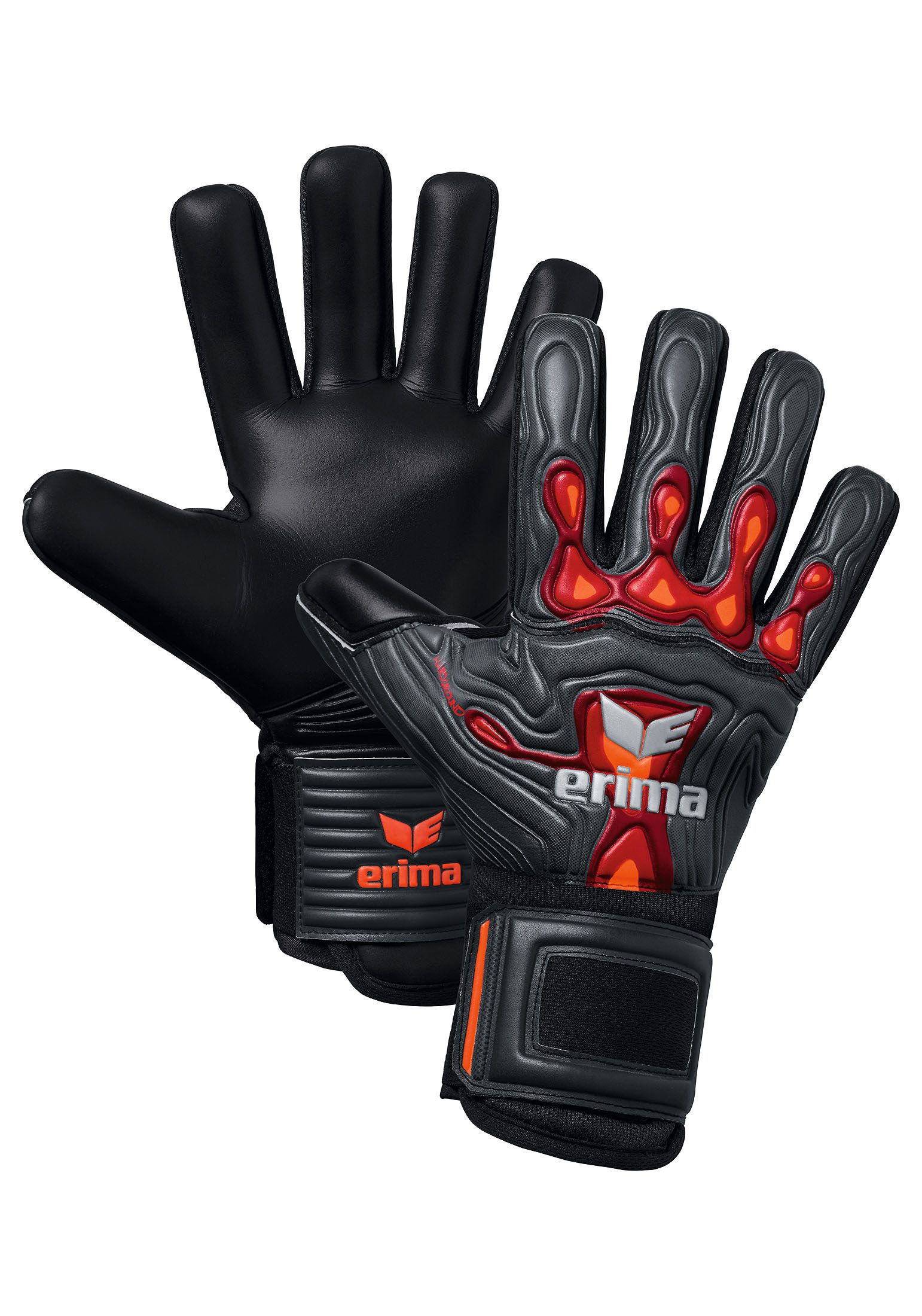 Guanto Portiere Bambino Erima Flex-Ray New Talent FS: Taglio Negativo, Protezione 4 Dita