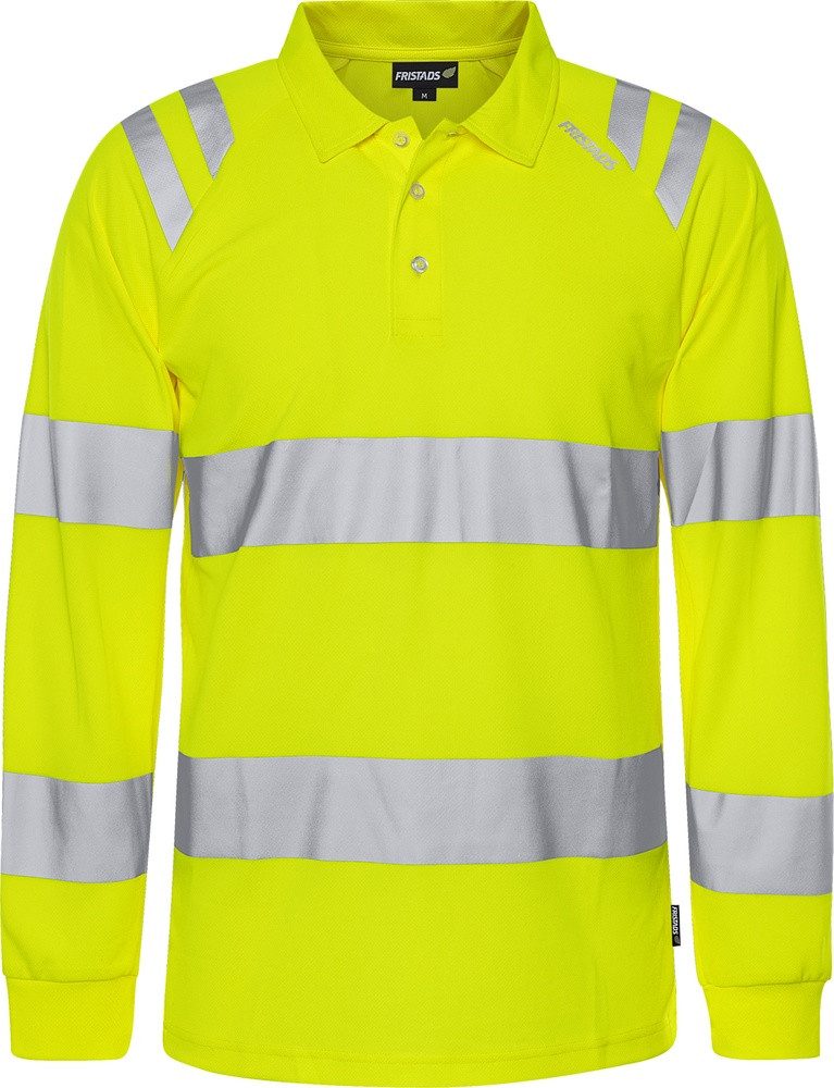 Fristads Warnschutz-Shirt High Vis Poloshirt Langarm Kl. 3 7864 GPST
