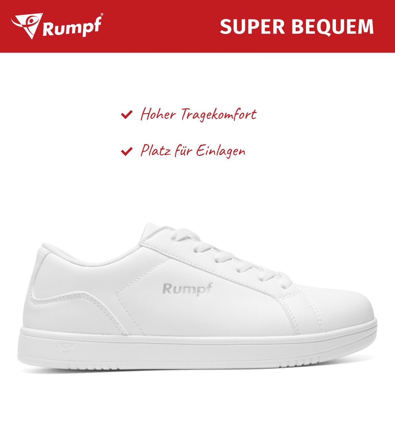 Rumpf LA Tanzsneaker durchgehende PU-Sohle 1533 Tanzschuh