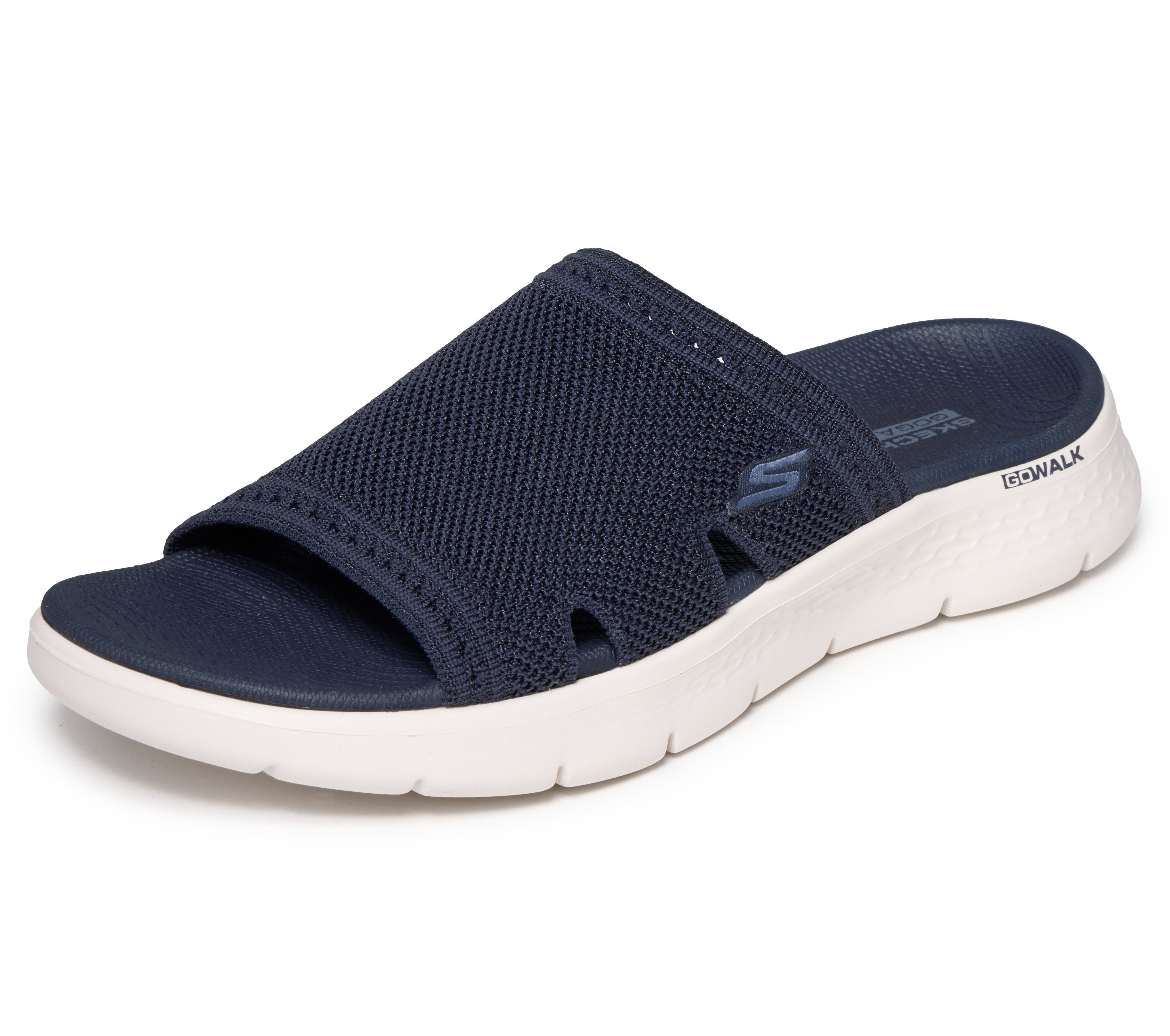 Skechers GO WALK FLEX SANDAL- Pantolette Sommerschuh, Strandschuh, Urlaubsschuh, Sandale mit Komfortfußbett