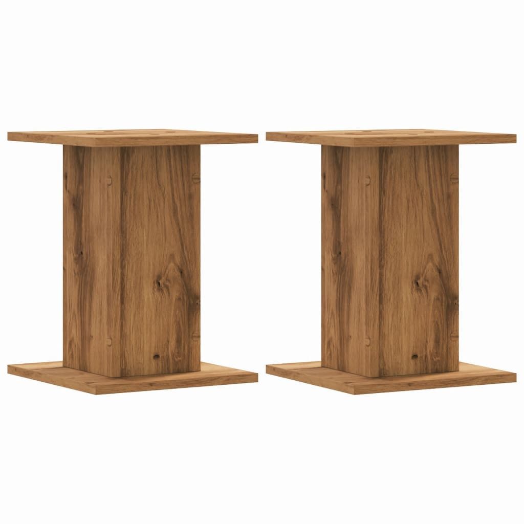 vidaXL Blumenständer Pflanzenständer 2 Stk. Artisan-Eiche günstig online kaufen
