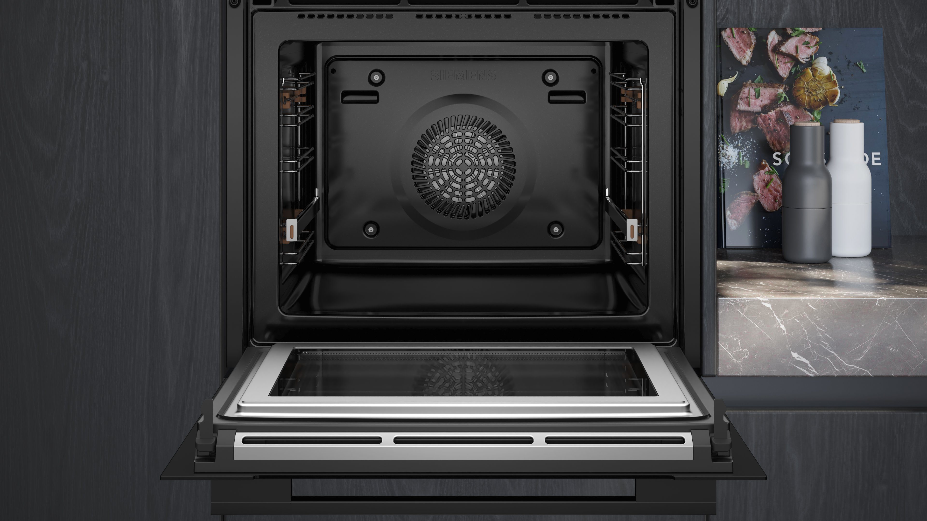 iQ700 SIEMENS HM776GKB1 Mikrowelle mit Backofen