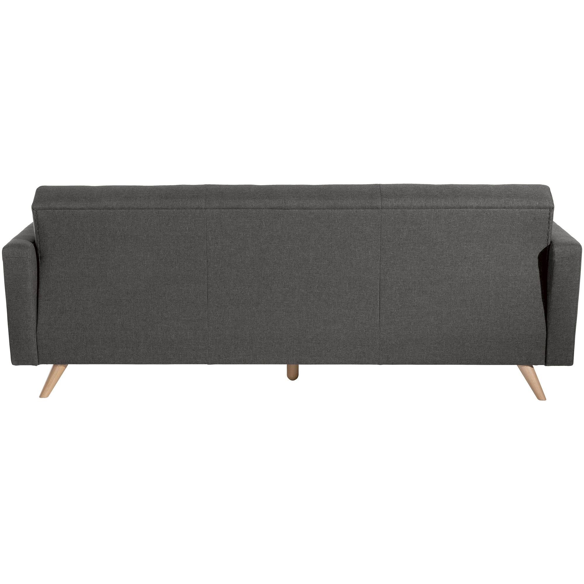 Bettfunktion Flachg, Teile, mit Versand 3-Sitzer 1 aufm verarbeitet,bequemer hochwertig Karisa 58 Sitz Sofa Bezug Kessel Sparpreis Sofa inkl. Kostenlosem