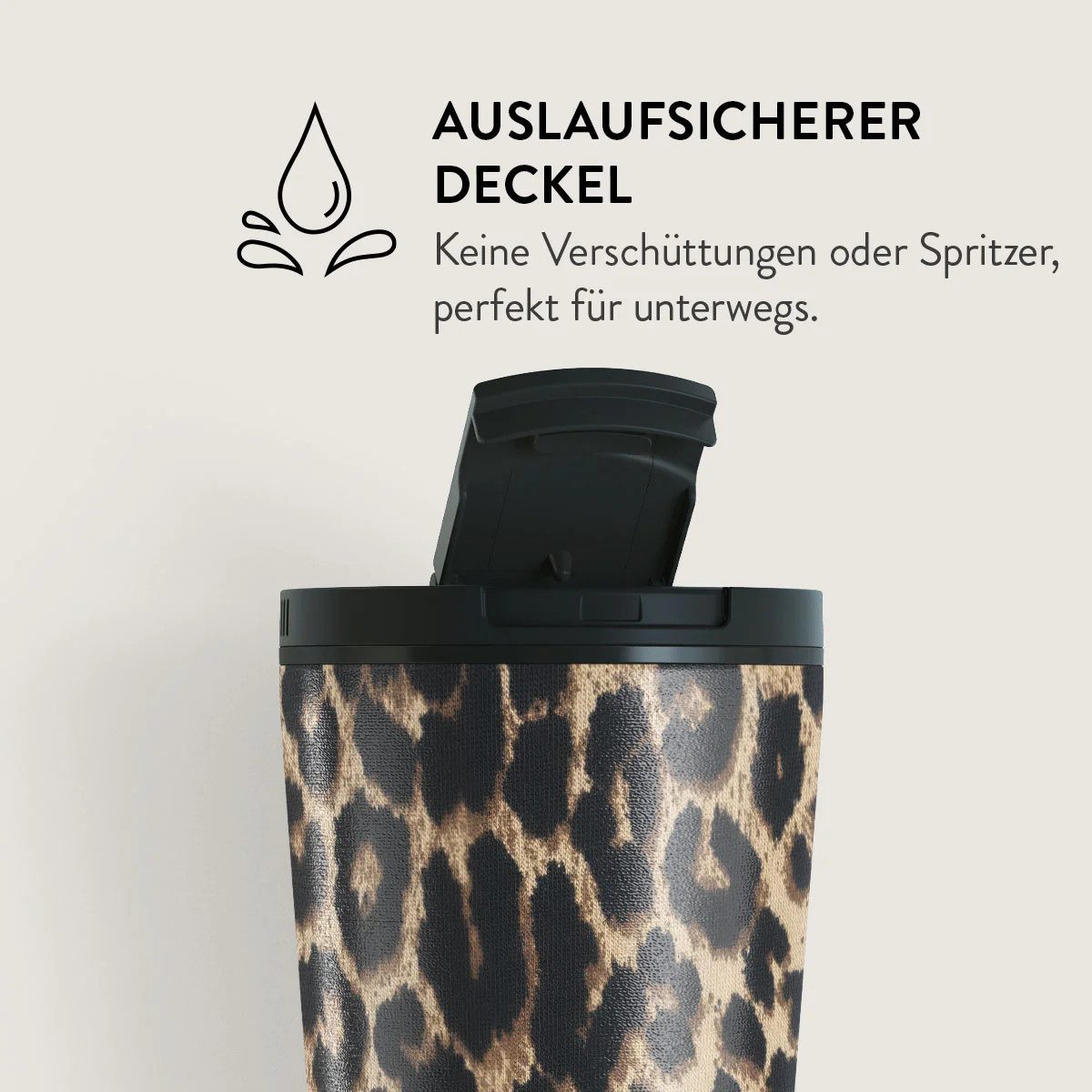 BURGA Becher Player Flap Lid Travel Mug 500ml