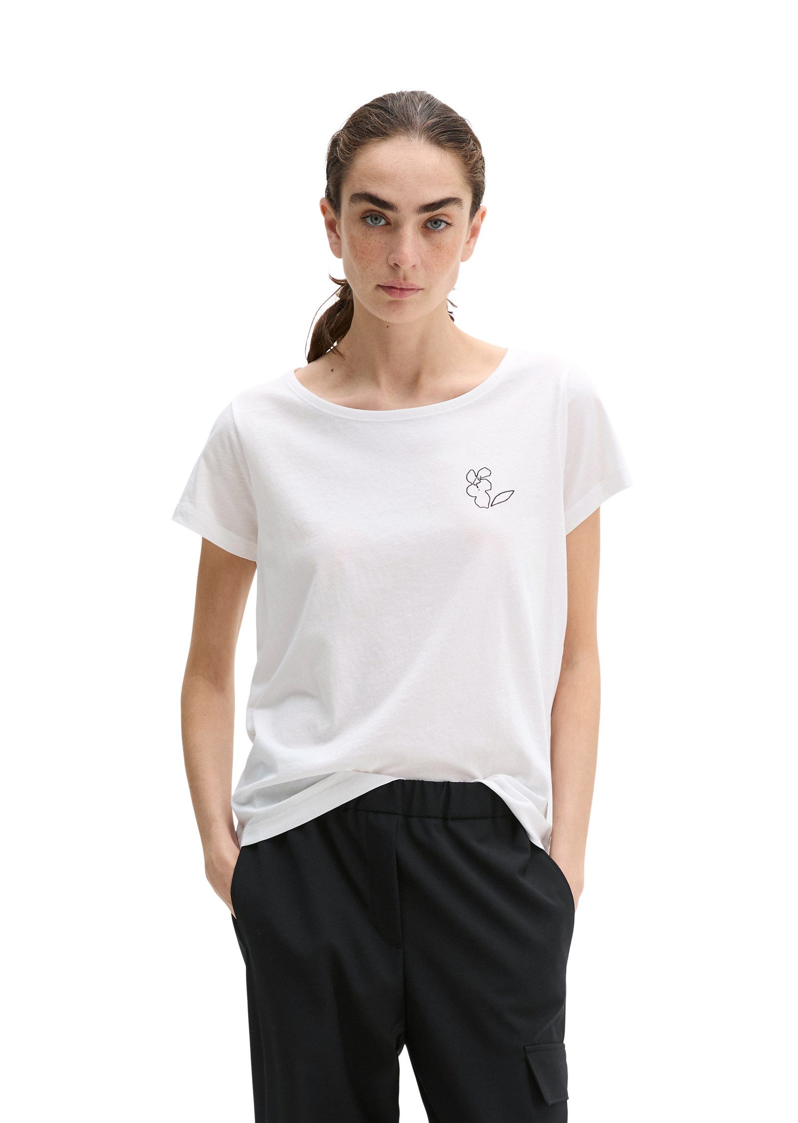 Marc O'Polo T-Shirt aus leichtem Single Jersey