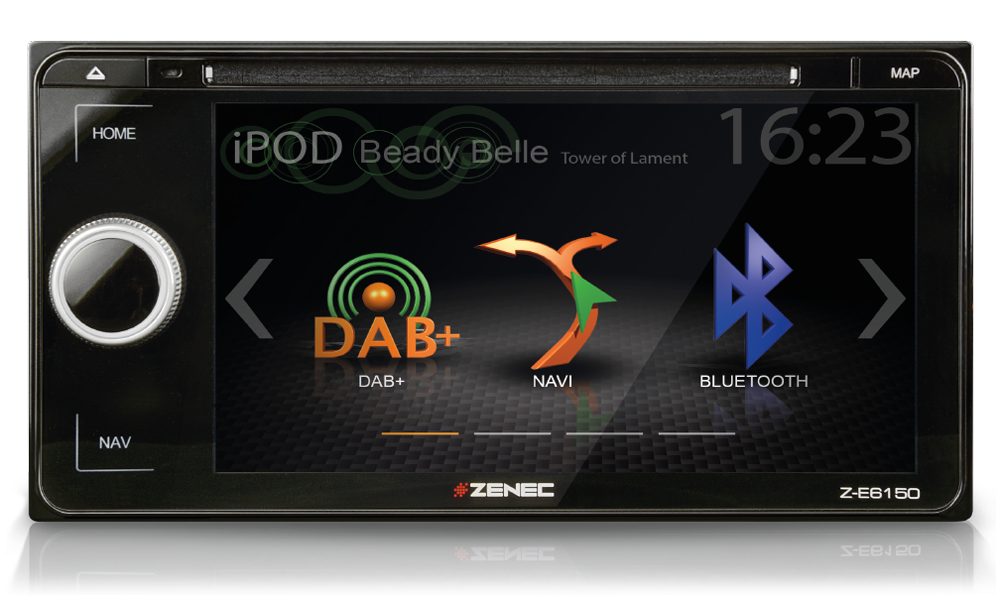 Zenec Z-E6150 2-DIN Autoradio mit Bluetooth DAB+ USB Toyota Autoradio (RDS, AUX-Eingang, USB, Bluetooth)