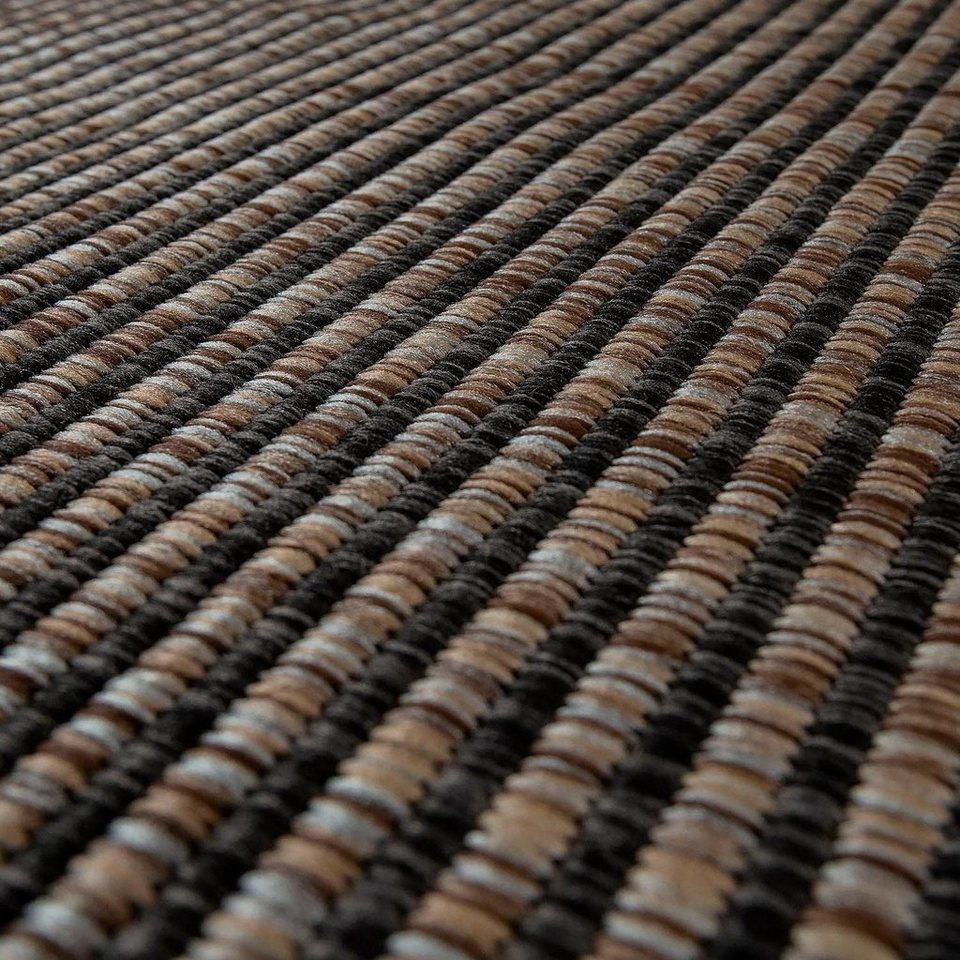 Teppich Illusion 325, Paco Home, rechteckig, Höhe: 5 mm, Flachgewebe,  meliert, mit Bordüre, Outdoor geeignet, UV-beständig