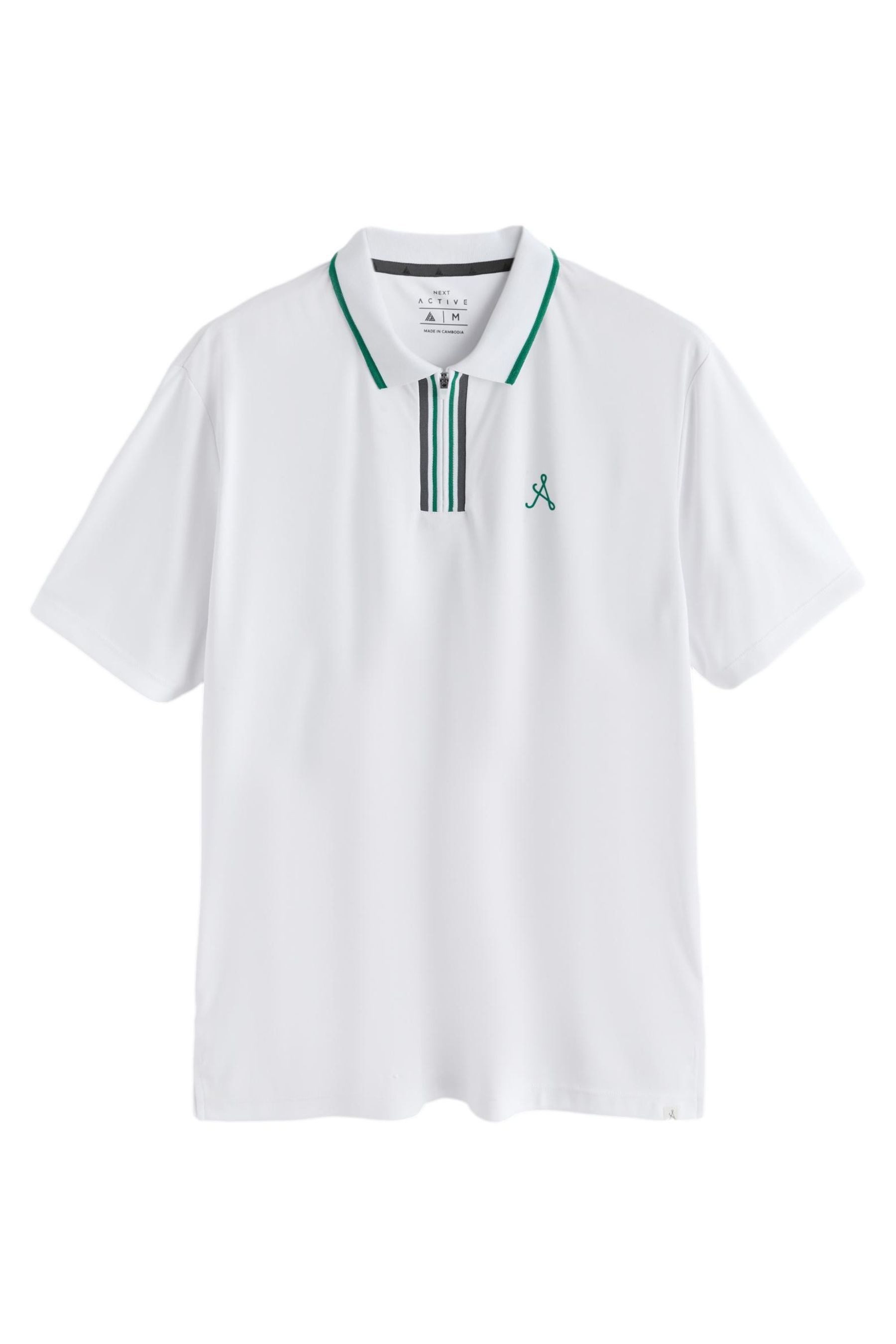 Poloshirt Active Golf Polohemd mit Randstreifen