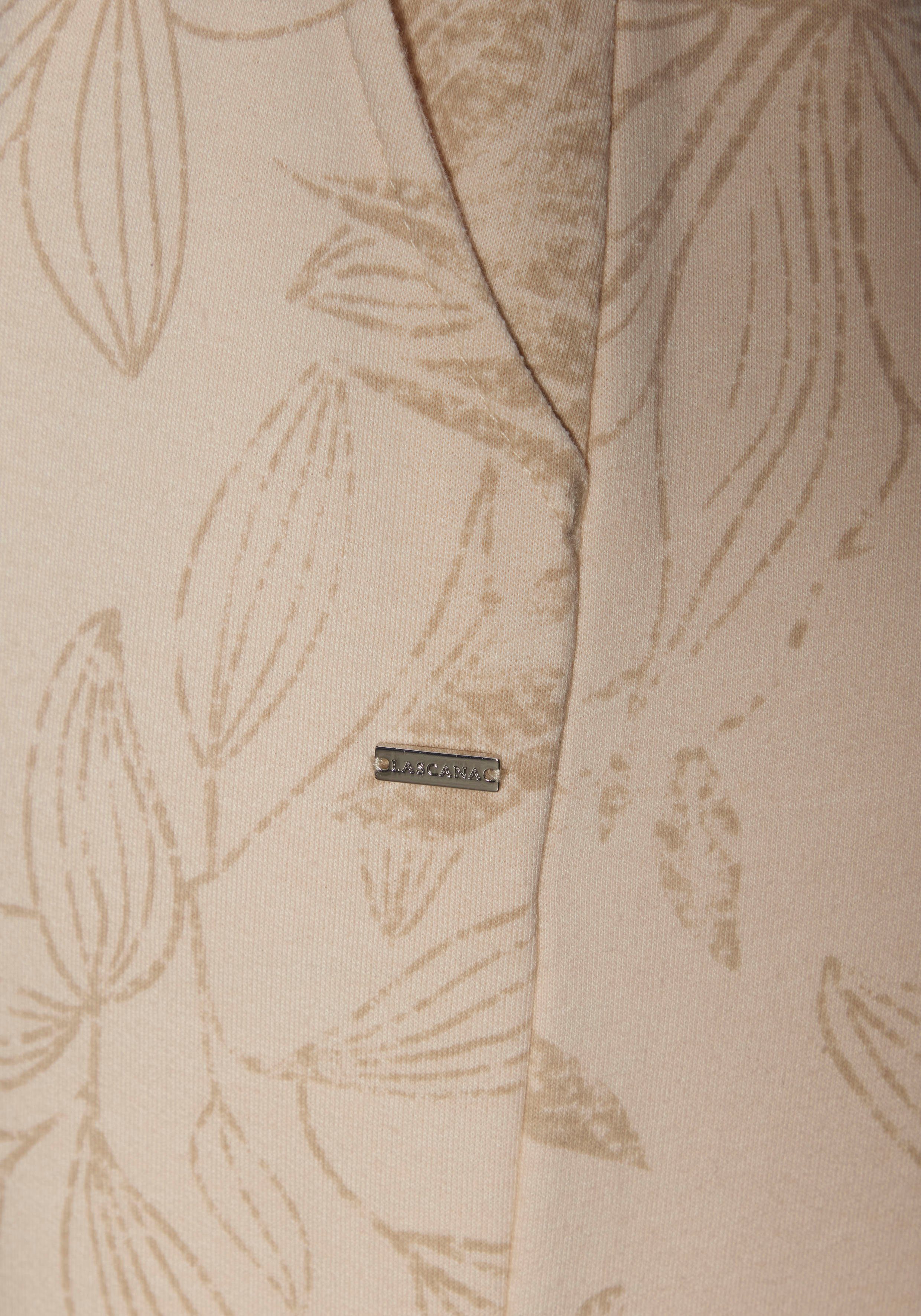 LASCANA Loungehose mit floralem Alloverdruck, Loungewear
