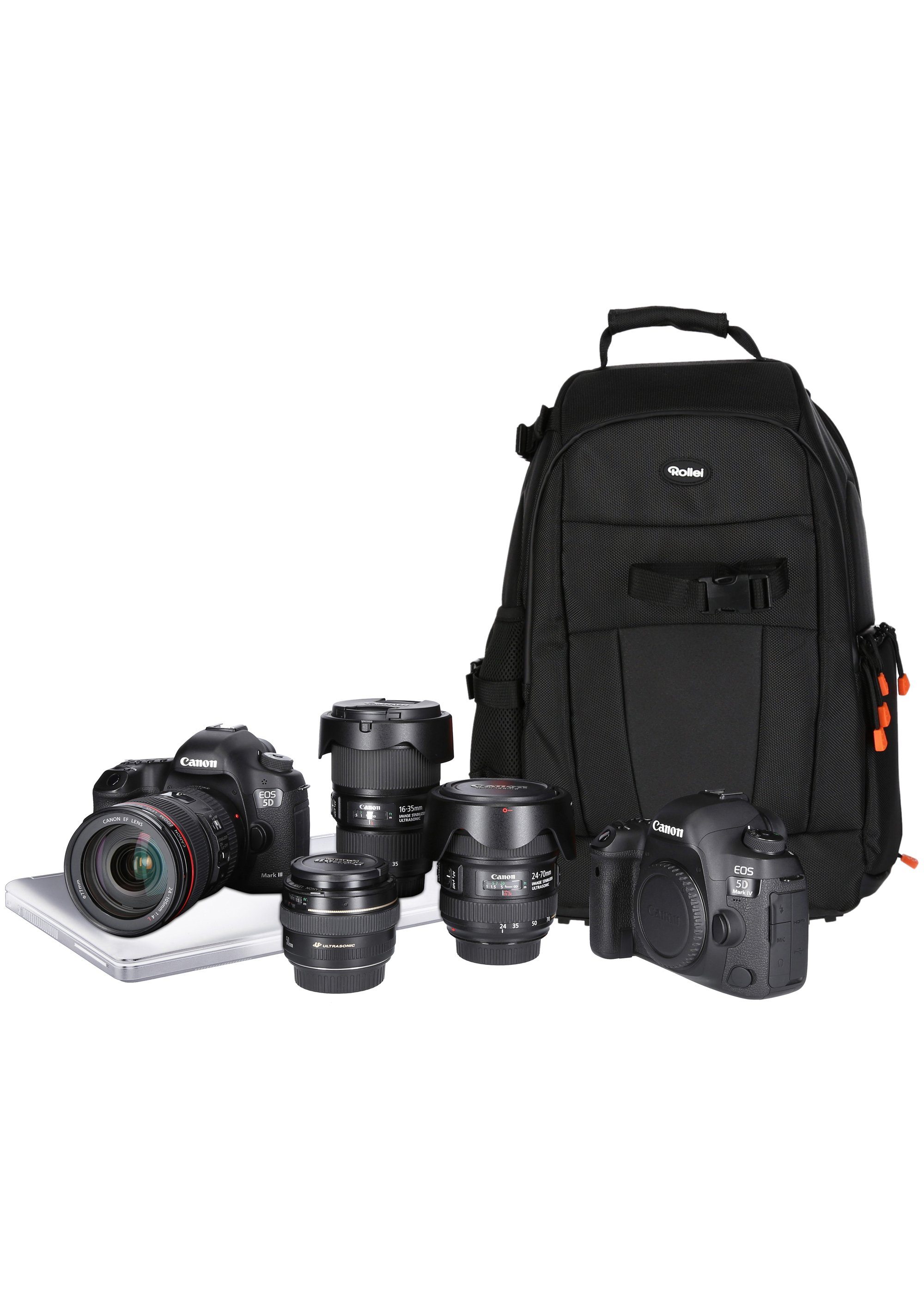 Rollei Fotorucksack Rollei Fotoliner Ocean M, mit Regenschutz