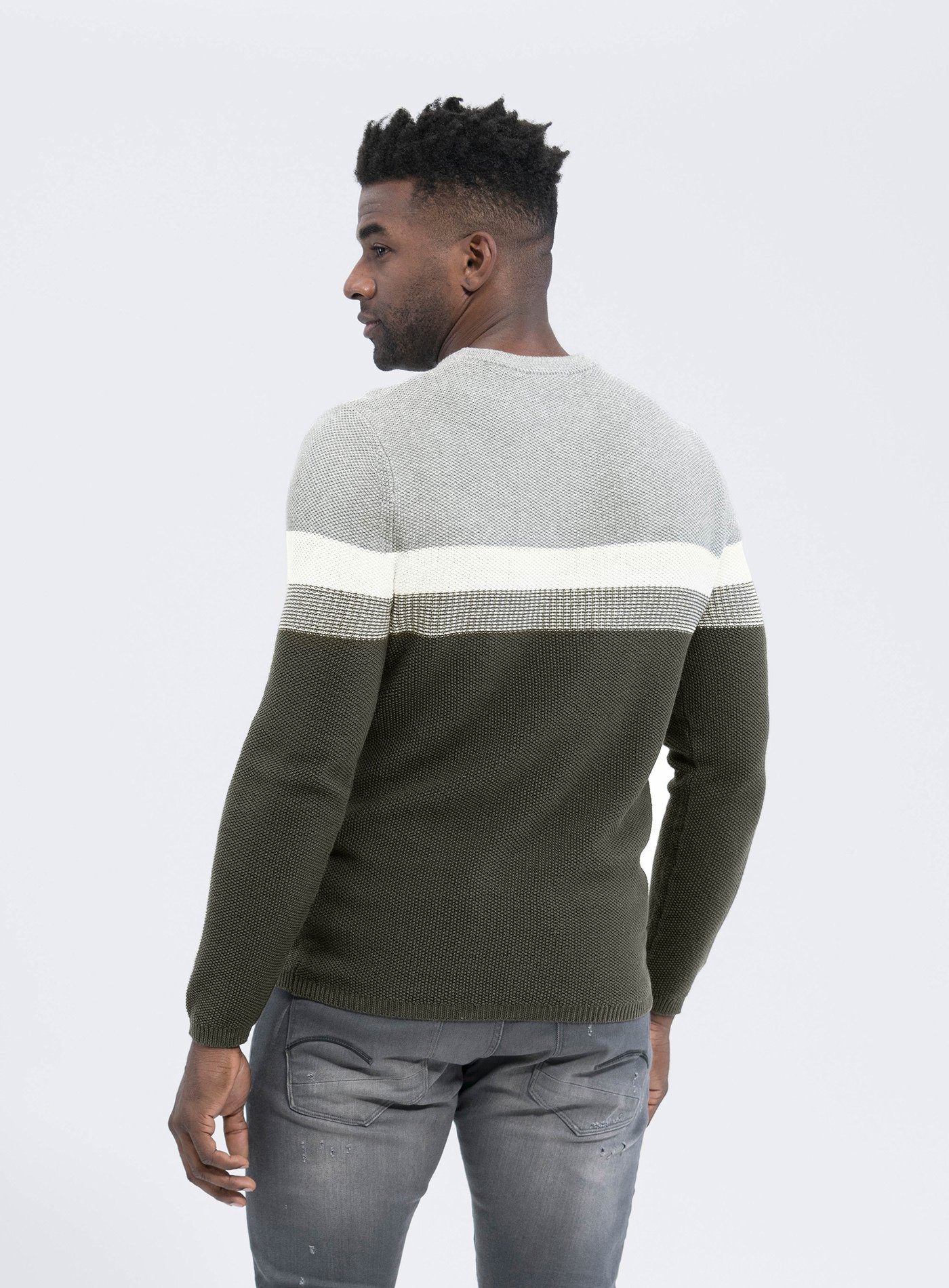 Key Largo Rundhalspullover MST HANSI round neck (1-tlg)