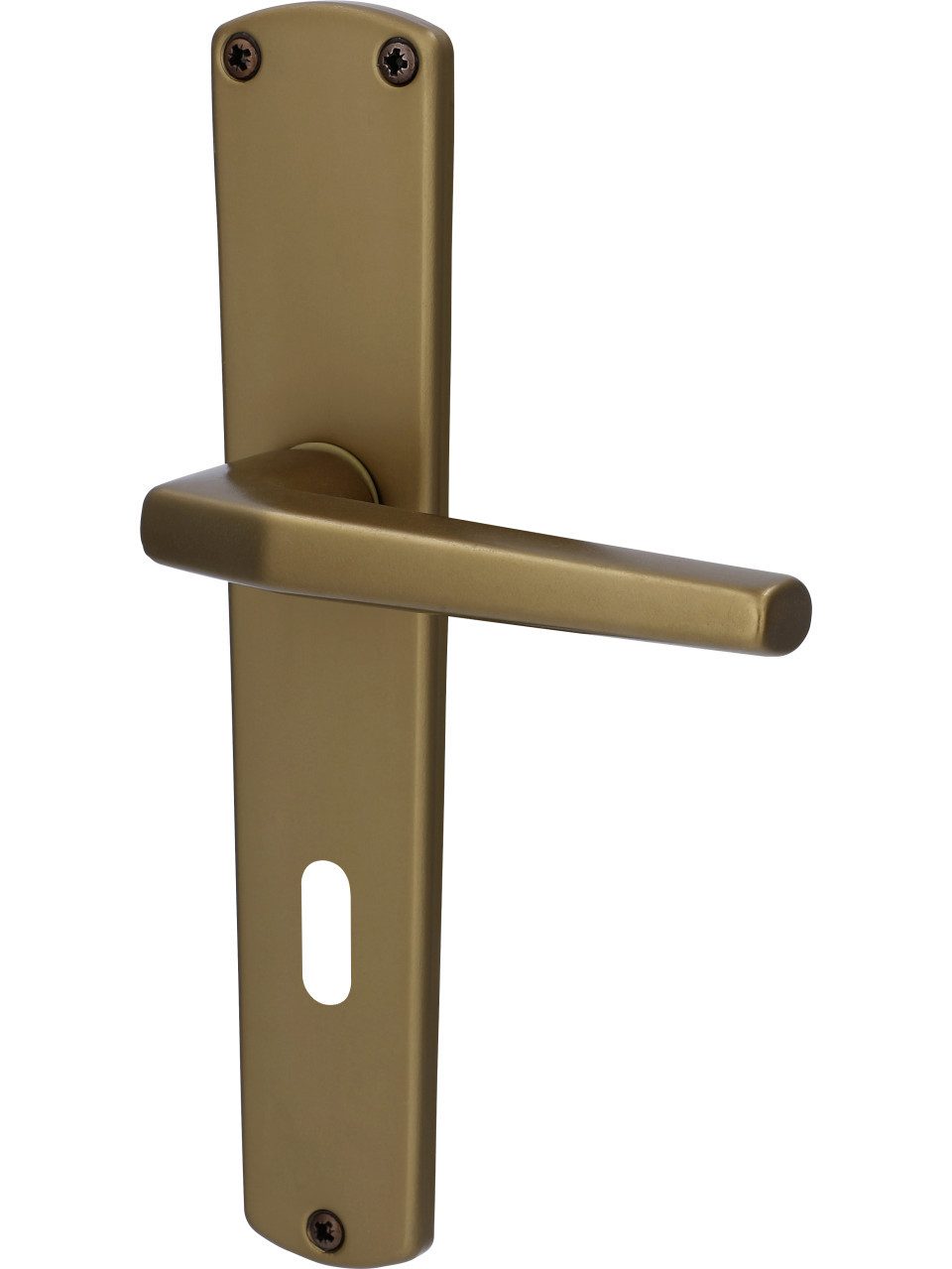 Alpertec Zimmertür Alpertec BB-Langschildgarnitur Phil Aluminium F4