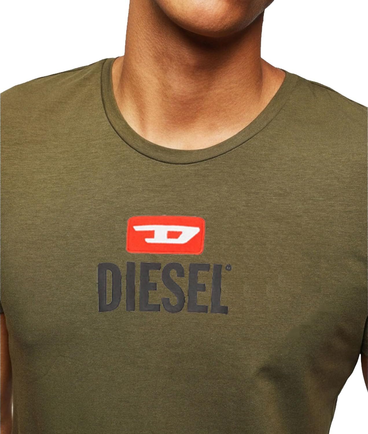Diesel T-Shirt Diesel Herren "T-Diego New D Logo Maglietta" T-Shirt
