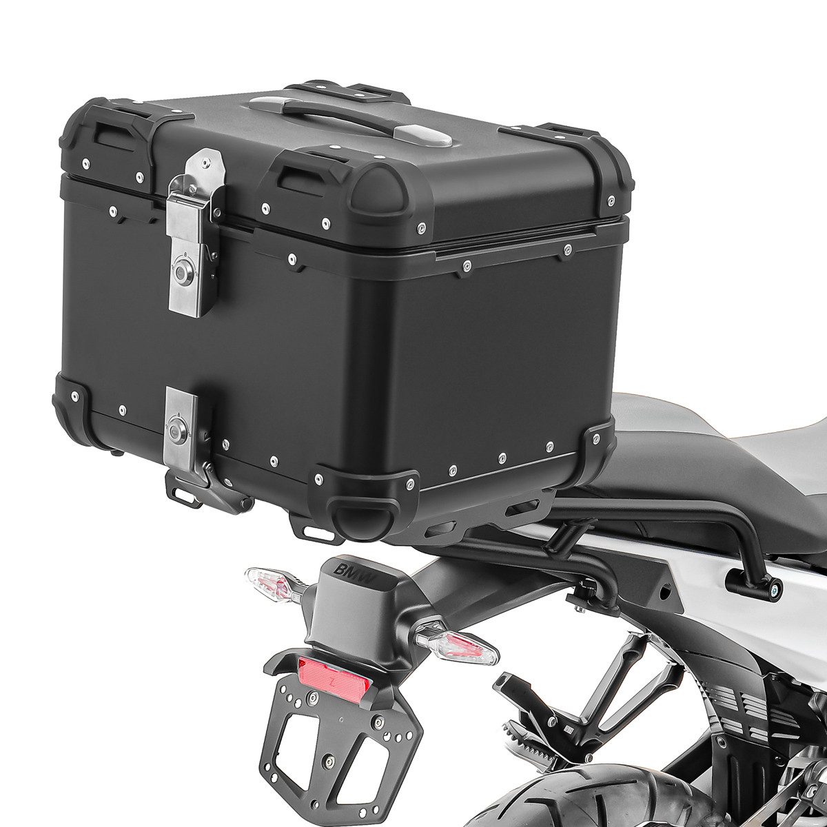 Bagtecs Topcase Set Alu Topcase + Gepäckbrücke passend für BMW R 1300 GS 23-26 # XS45