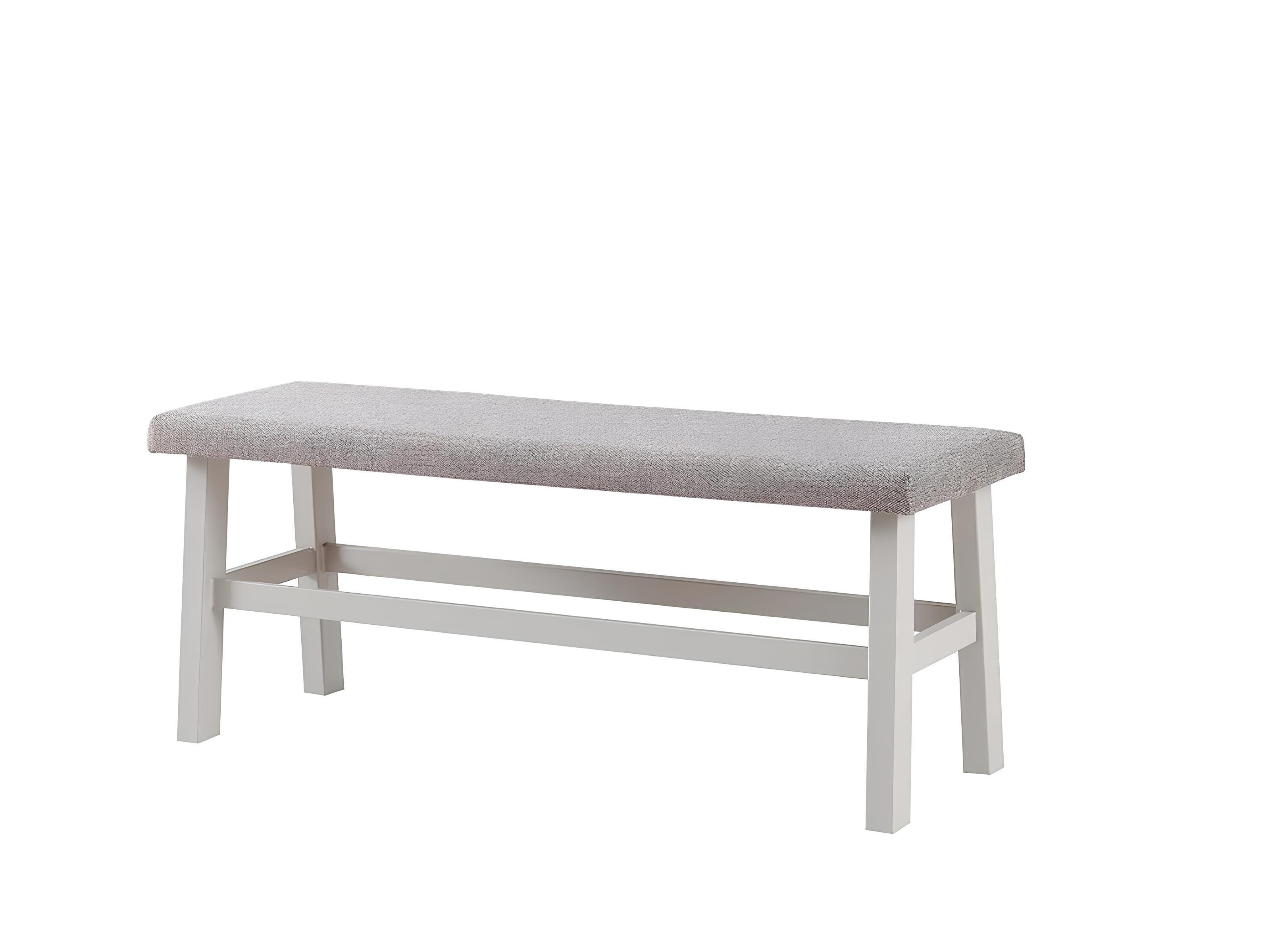 Xlmoebel Bank Grau Holzoptik Hocker Bank für Esszimmer und Wohnzimmer (1-St., Hocker), Hergestellt in Europa