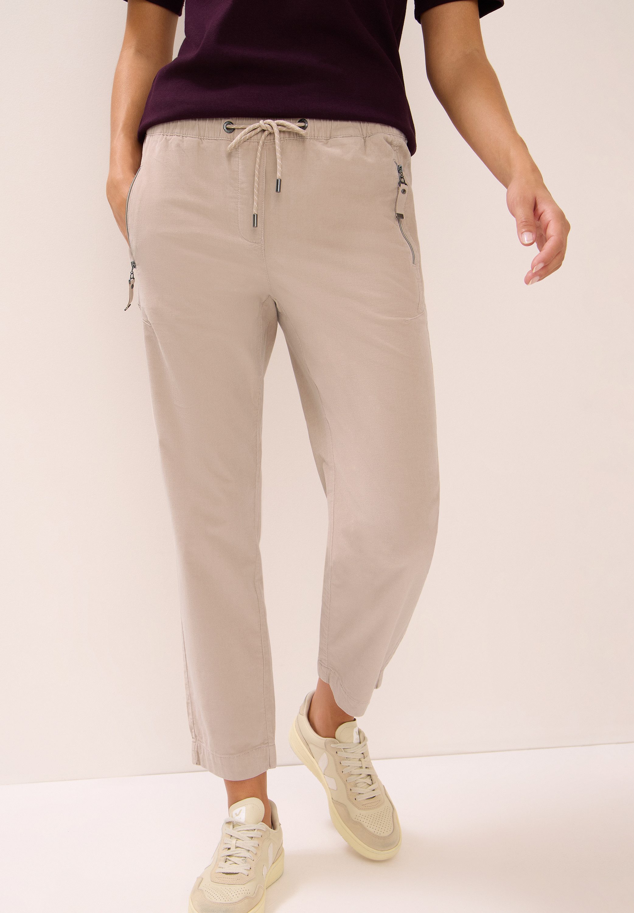 CECIL Cordhose Style Tracey mit Tunnelzug günstig online kaufen