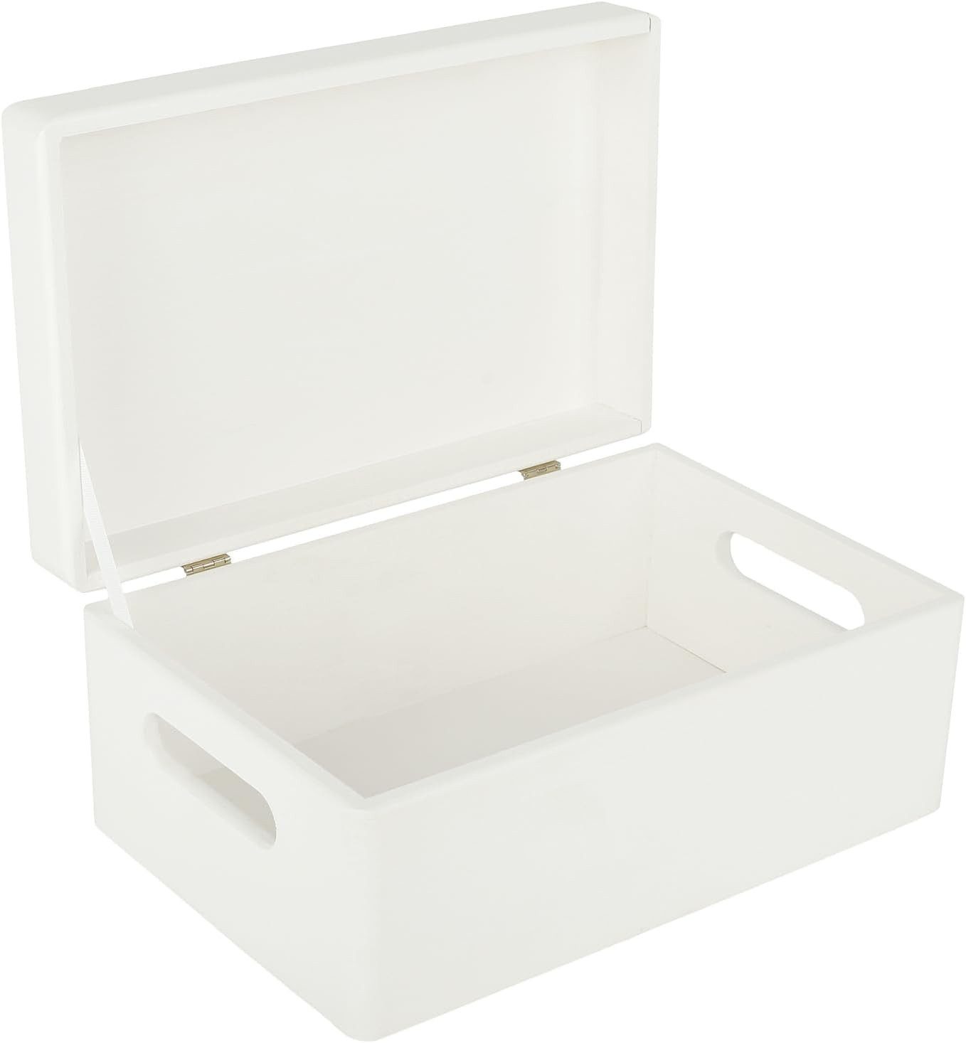 Creative Deco Holzkiste mit Deckel 30x20x14 cm (1cm)