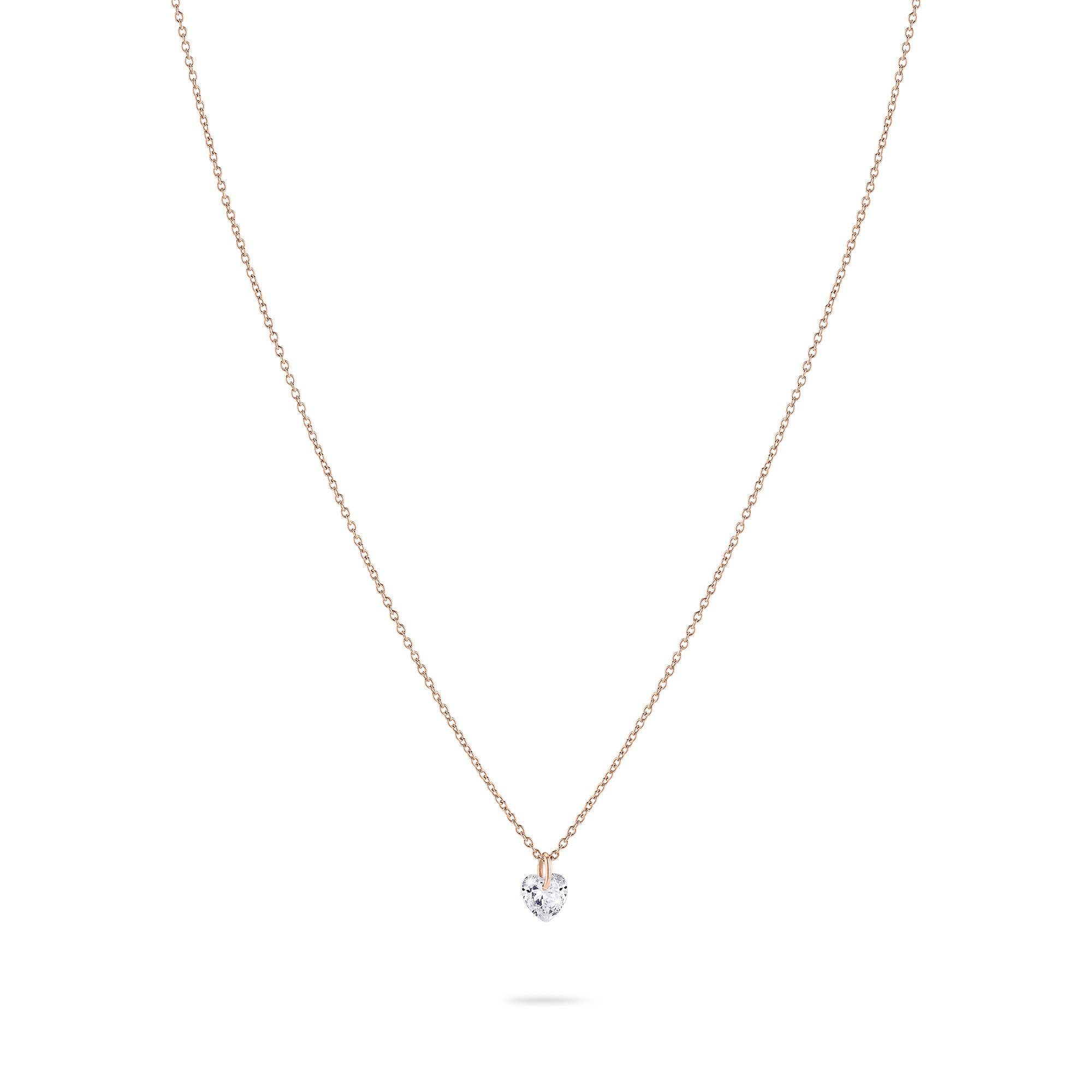 Kette mit Anhänger Be My Valentine Edelstahl