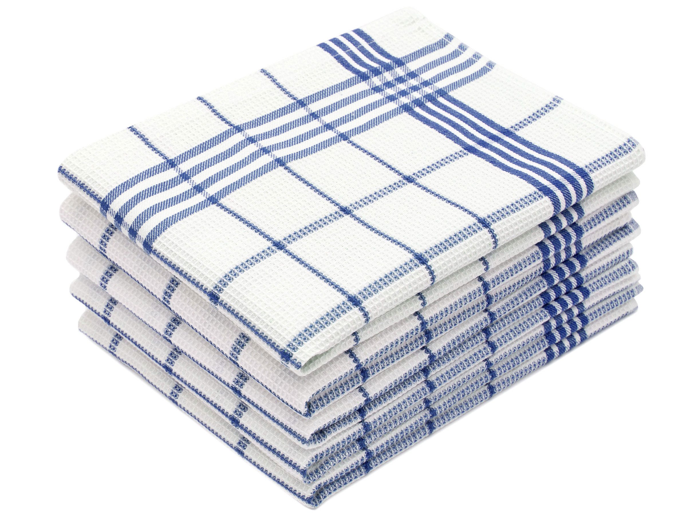 ZOLLNER Geschirrtuch, (Spar-Set, 5-tlg), Waffelpique-Muster, saugstark, günstig online kaufen