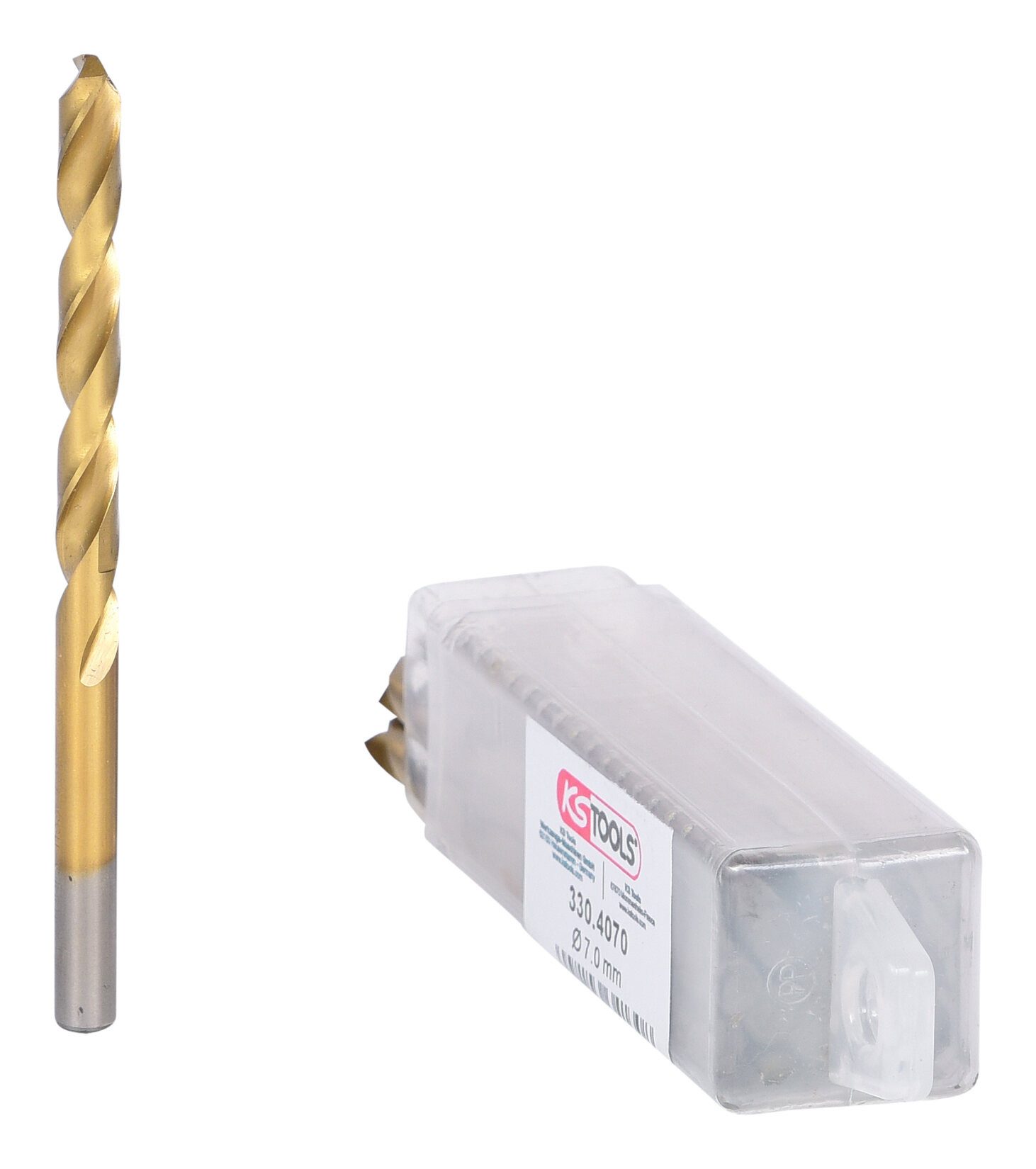 Thumbnail - KS Tools Spiralbohrer, (10 Stück), HSS TiN, 7 mm, 10er Pack