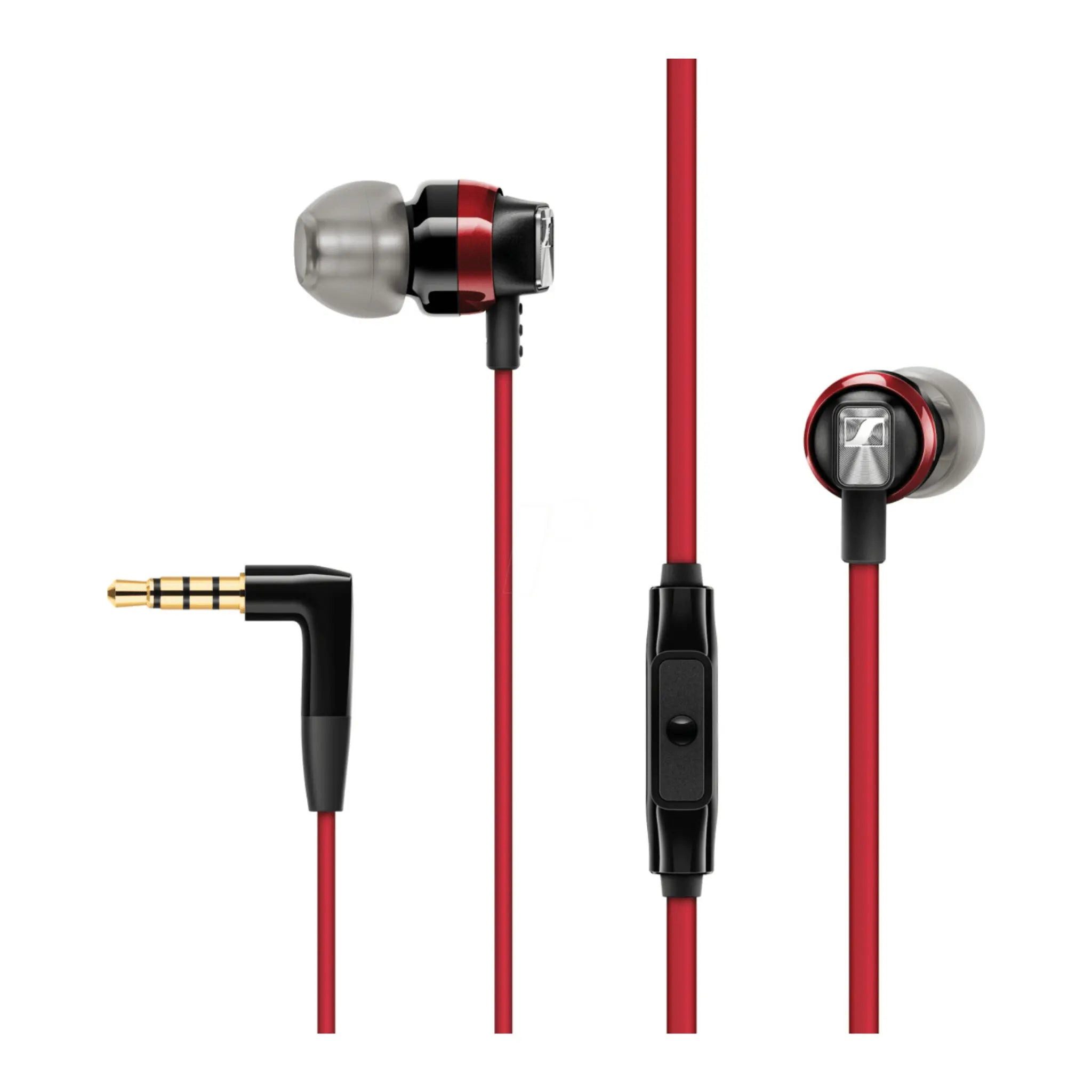 Sennheiser CX 300S In-Ear-Kopfhörer (Kabel Headset Mikrofon Klinke 3,5mm AUX Rot)