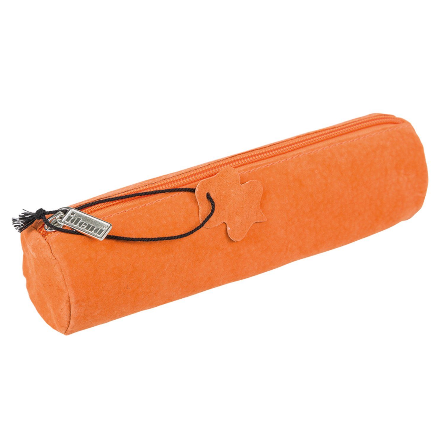 Idena Federtasche Idena Schlamper Leder orange