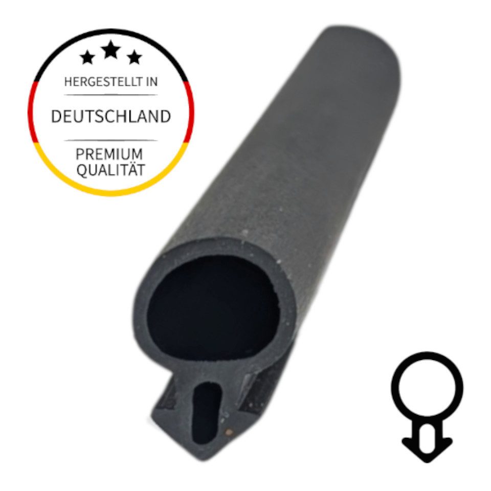 Einfach Dichtungen Profildichtungsband Schlauchdichtung I 5m I Farbe Schwarz ► Langlebig und wartungsfrei