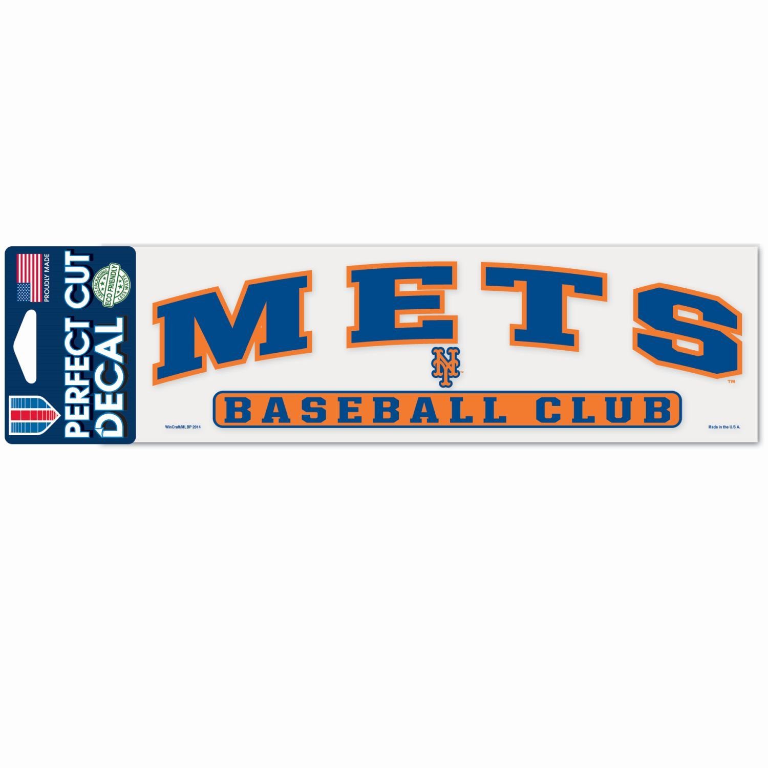 WinCraft York Aufkleber 8x25cm Wanddekoobjekt Perfect New Mets Cut MLB