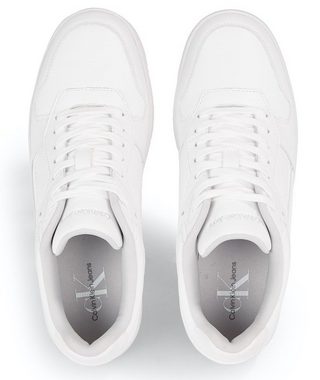 Calvin Klein Jeans BASKET CUPSOLE LOW LTH IN SAT Sneaker im Basket-Look, Freizeitschuh, Halbschuh, Schnürschuh