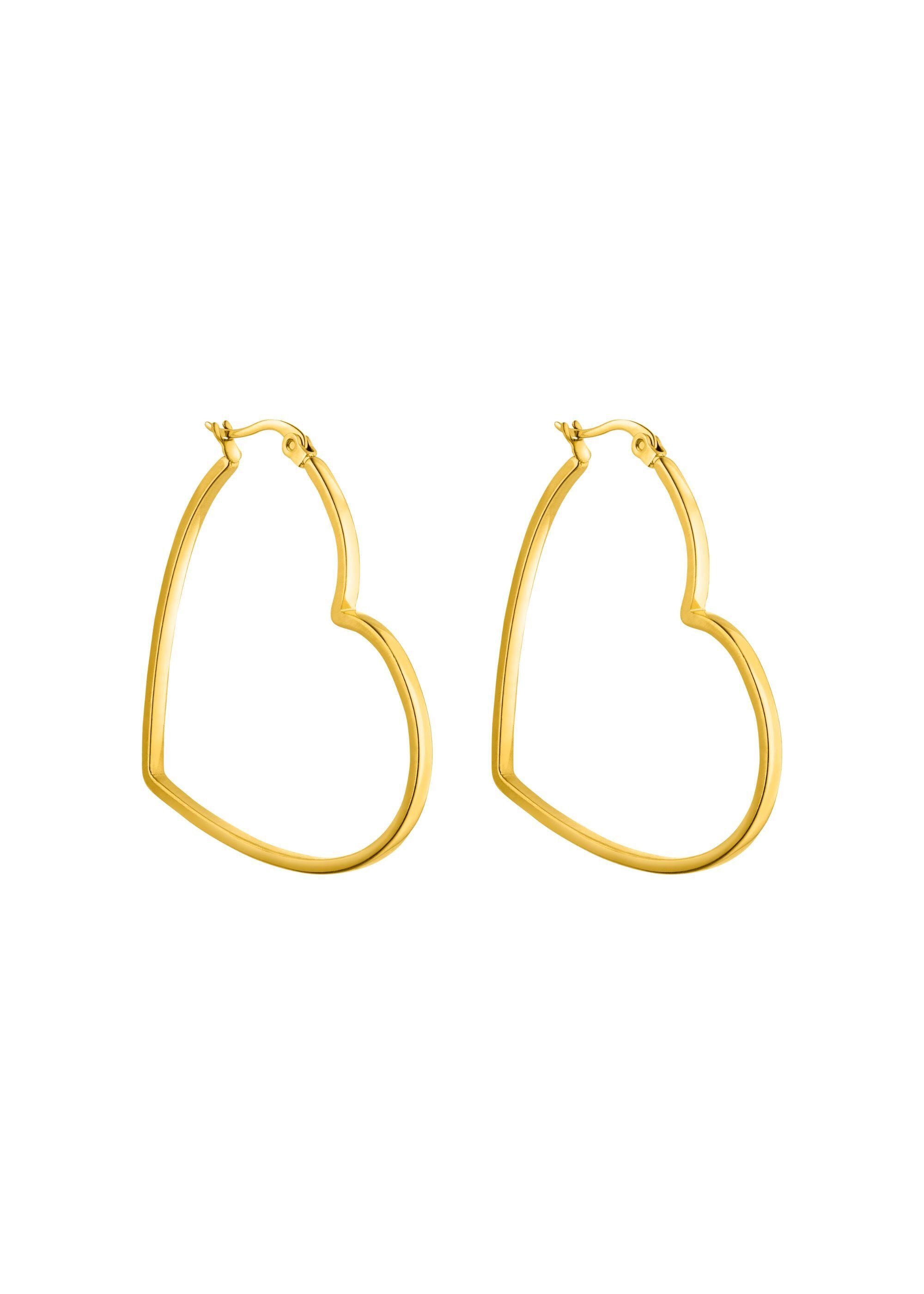 Purelei Paar Creolen Big Love, in Herzform. € 29,90, (€ 29,90 pro 1 Stk).