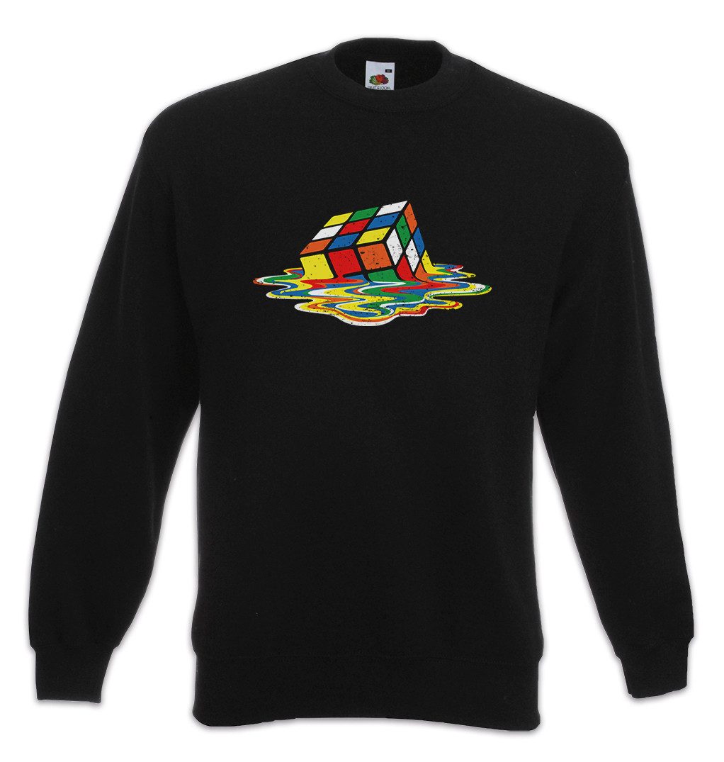 Urban Backwoods Sweatshirt Cube Meltdown Sweatshirt Zauberwürfel 80s Magic Speed Cubing Cuber (1-tlg) Speedcube Algorithm Cube Würfel
