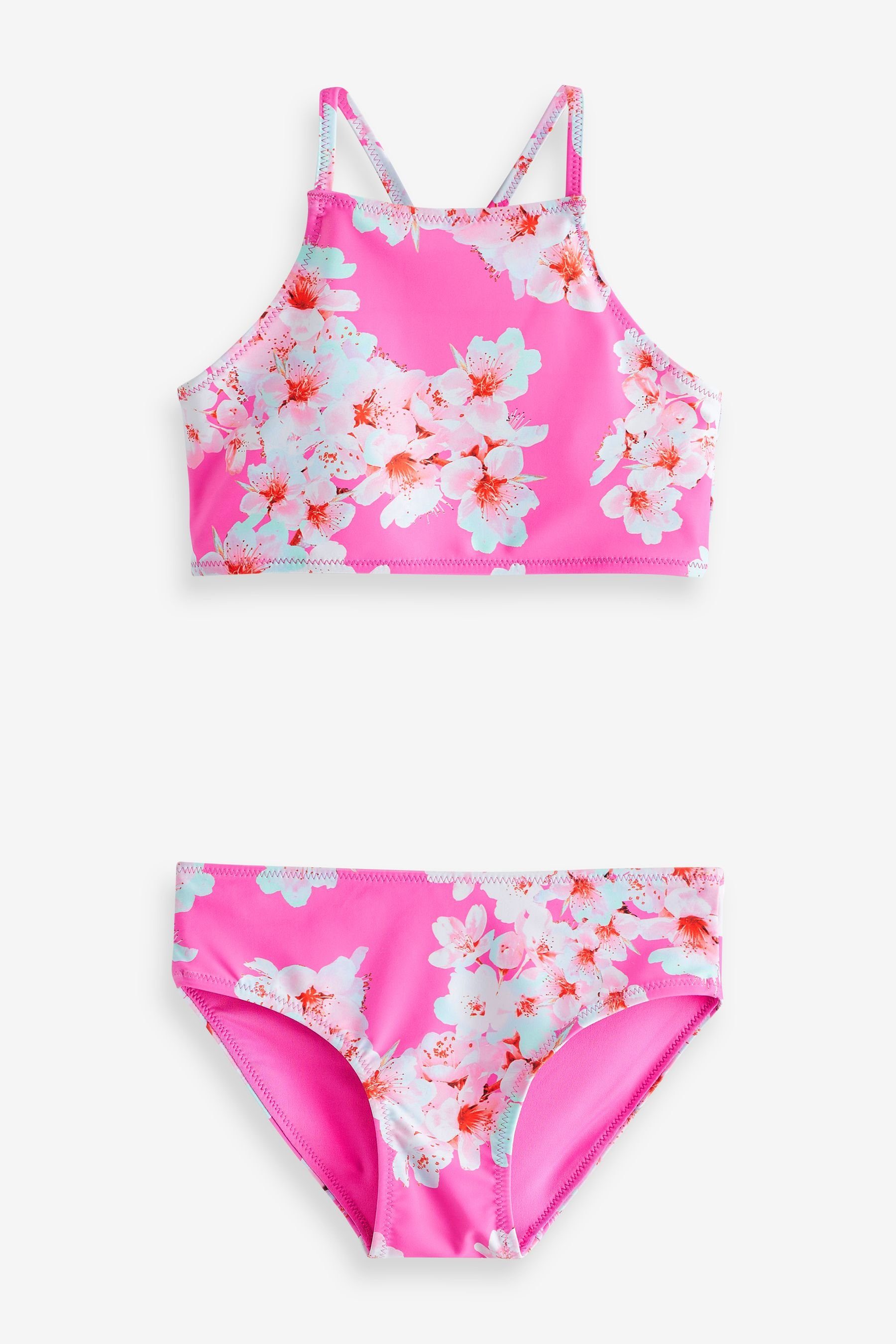 Bustier-Bikini Bright Bikini Floral Next Pink (2-St)