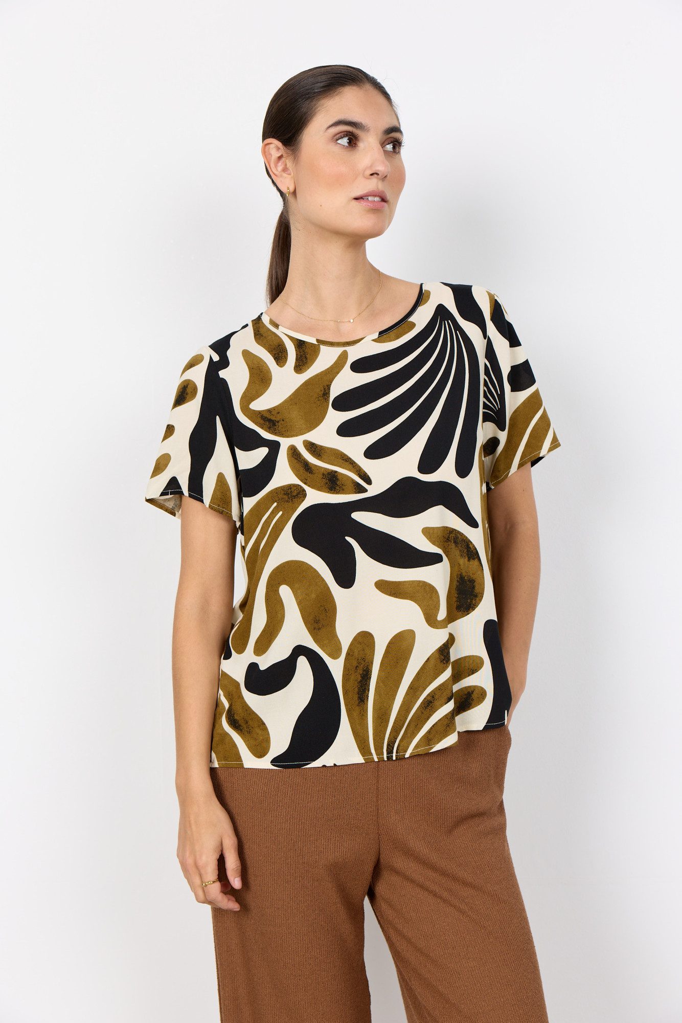 soyaconcept Langarmbluse SC-FELDI 2 - Bluse Damen - gemusterte Bluse - Viskosebluse
